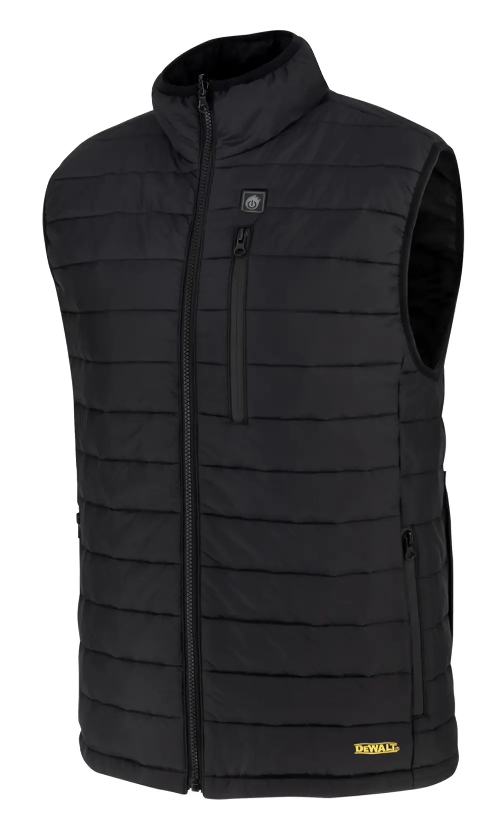 DEWALT® Men's Heated Puffer Vest - Black - Size S - Kitted