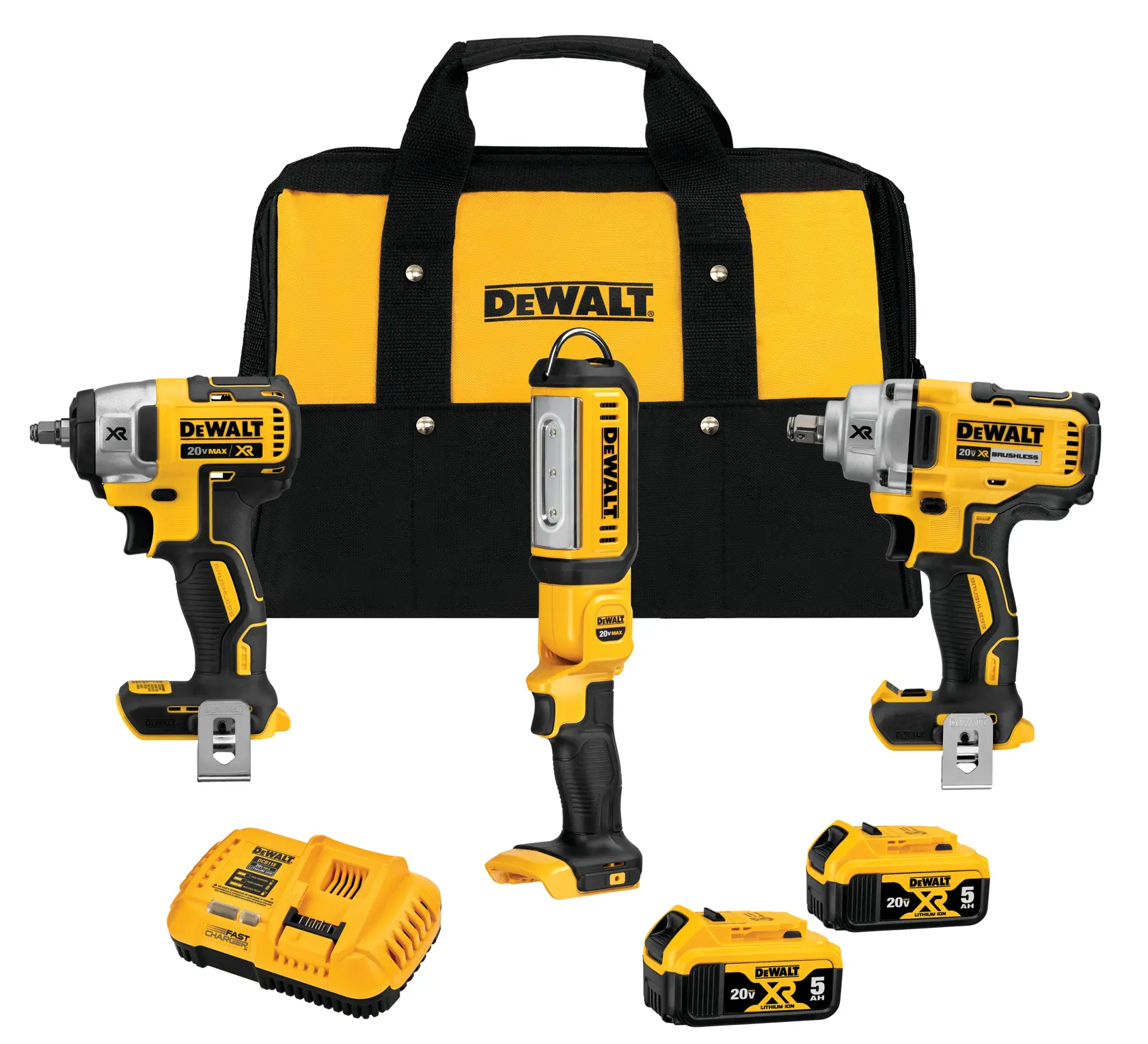 DEWALT® 20V MAX* XR® 3-Tool Automotive Combo Kit