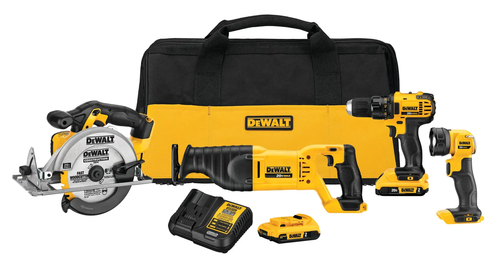 DEWALT® 20V MAX* 4-Tool Combo Kit