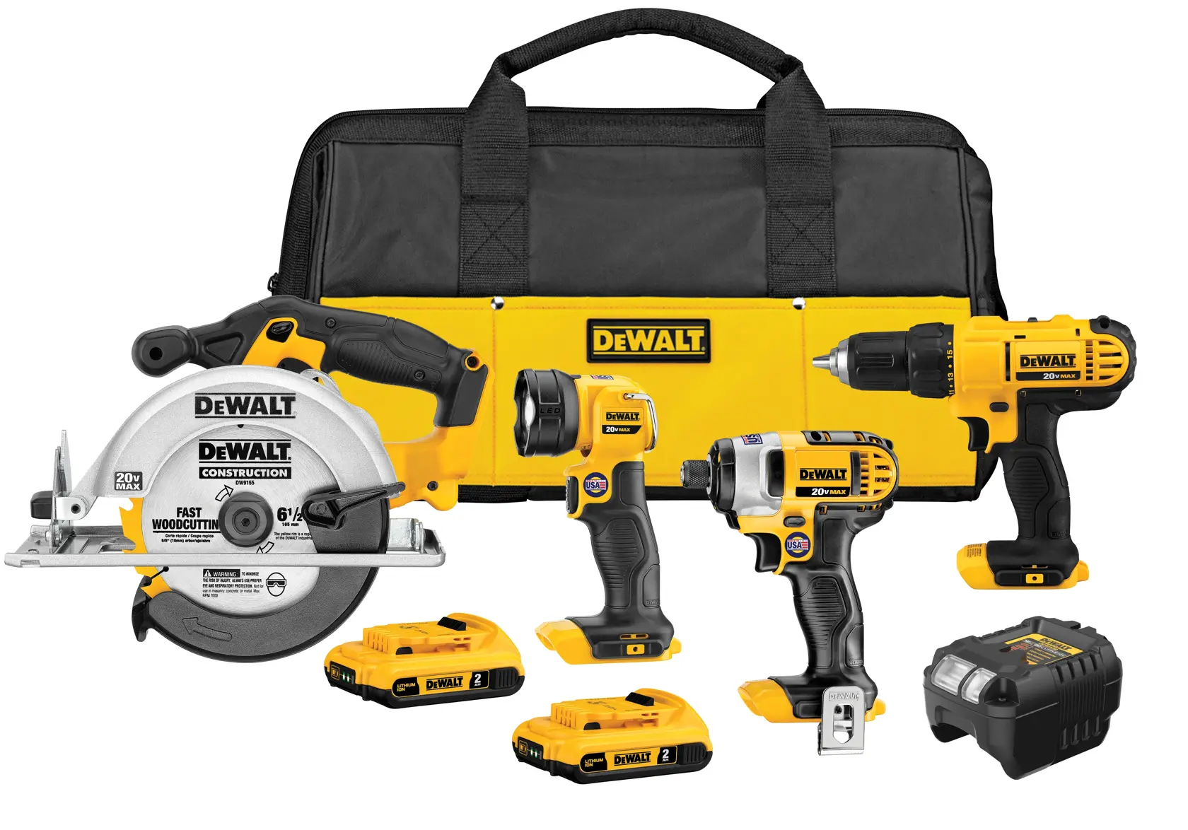 DEWALT® 20V MAX* 4-Tool Combo Kit