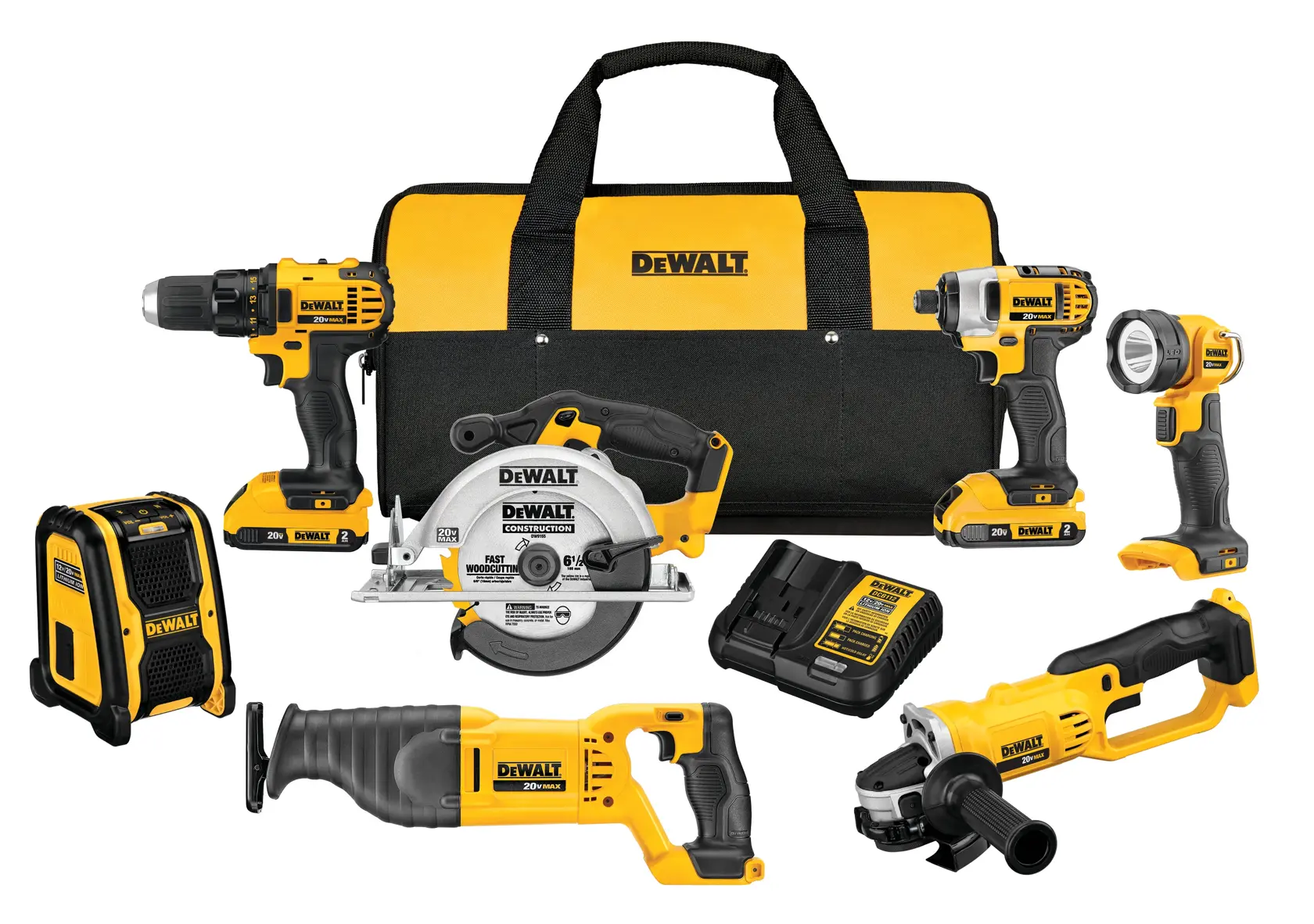 DEWALT® 20V MAX* 7-Tool Combo Kit