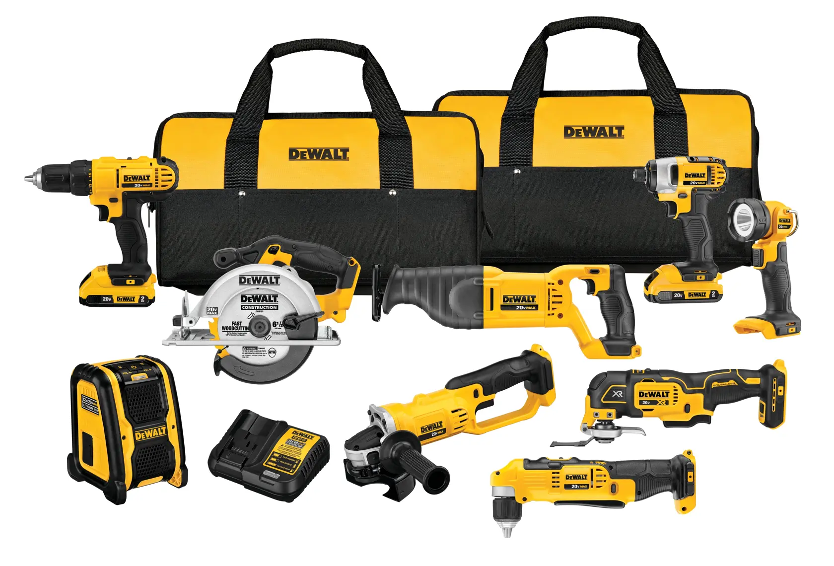 DEWALT® 20V MAX* 9-Tool Combo Kit