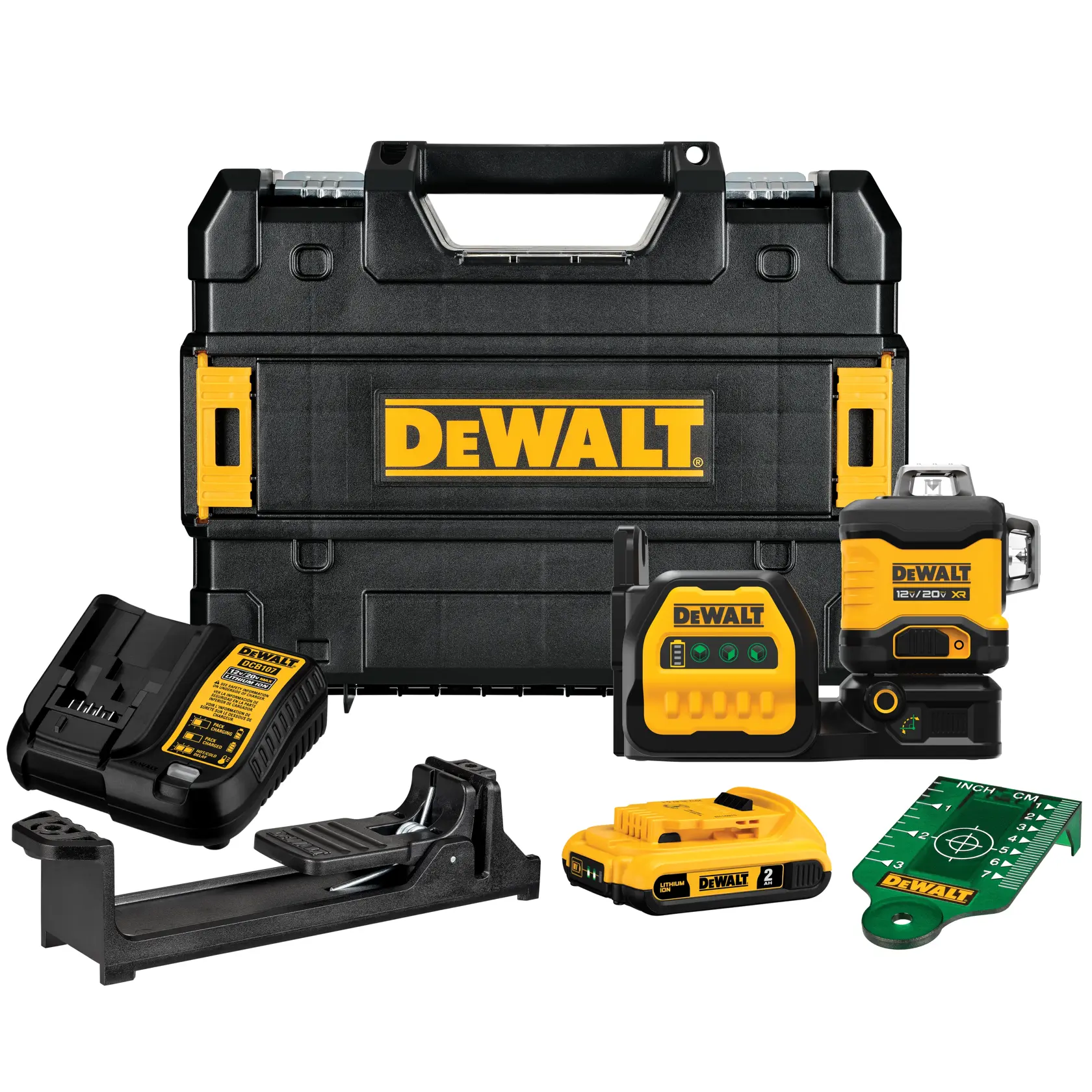 DEWALT® 20V MAX* XR 3 x 360 Green Laser