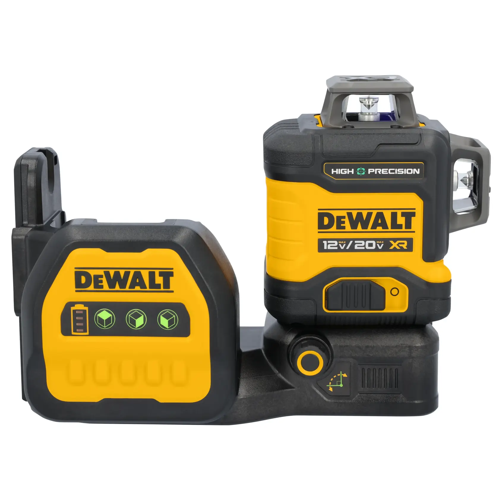 DEWALT® 20V MAX* XR 3 x 360° High Precision Green Laser