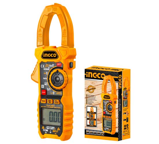 DCM10004Digital AC clamp meterDisplay :6000 countsAC Current: 60A/600A/1000AData Hold