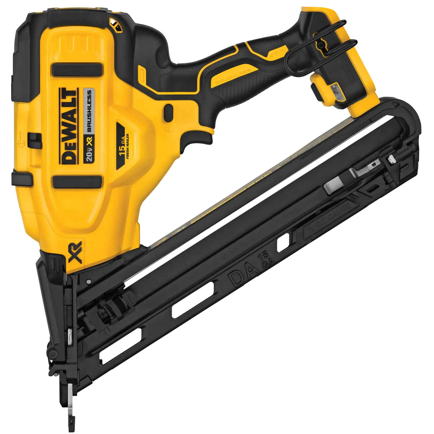 DEWALT® 20V MAX* XR® Cordless 15 Gauge Angeled Finish Nailer (Tool Only)