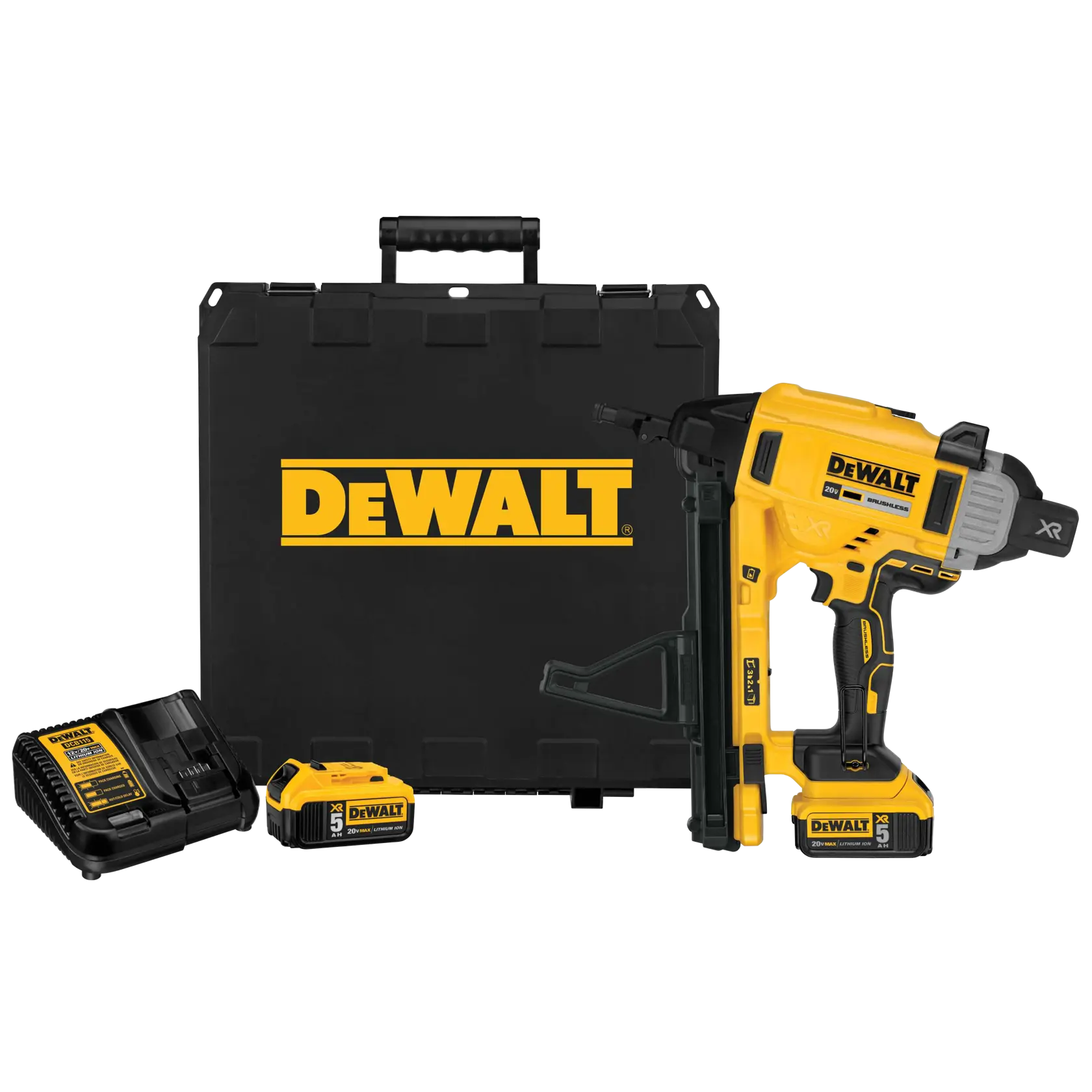 DEWALT® 1-in. Magazine Cordless Concrete Nailer Kit