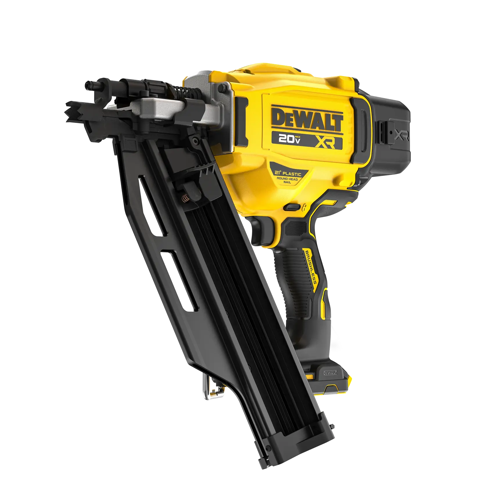 DEWALT® 20V MAX* XR®  Brushless Cordless 21° Plastic Collated Framing Nailer (Tool Only)