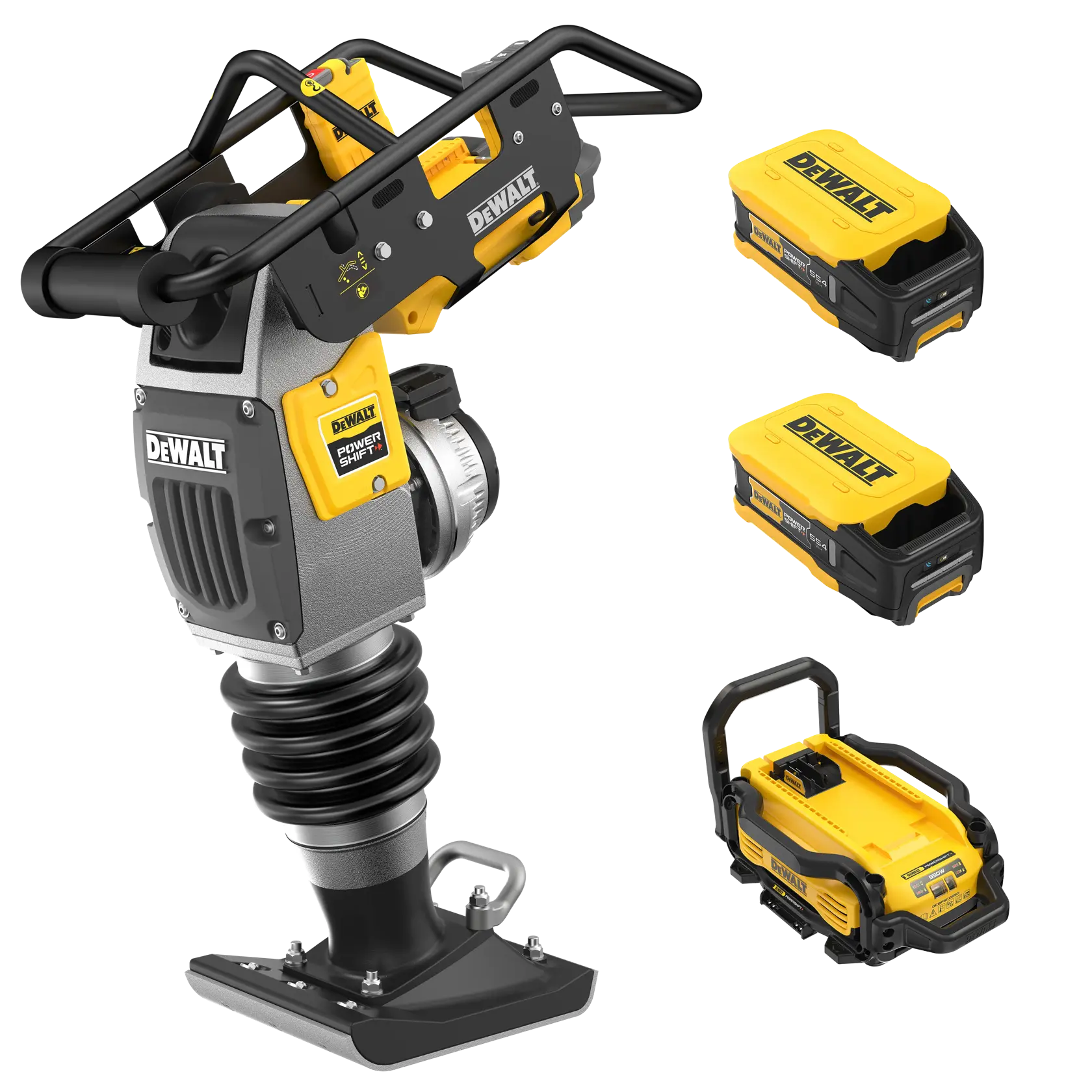 DEWALT® POWERSHIFT™ 60Kg Class Rammer Kit