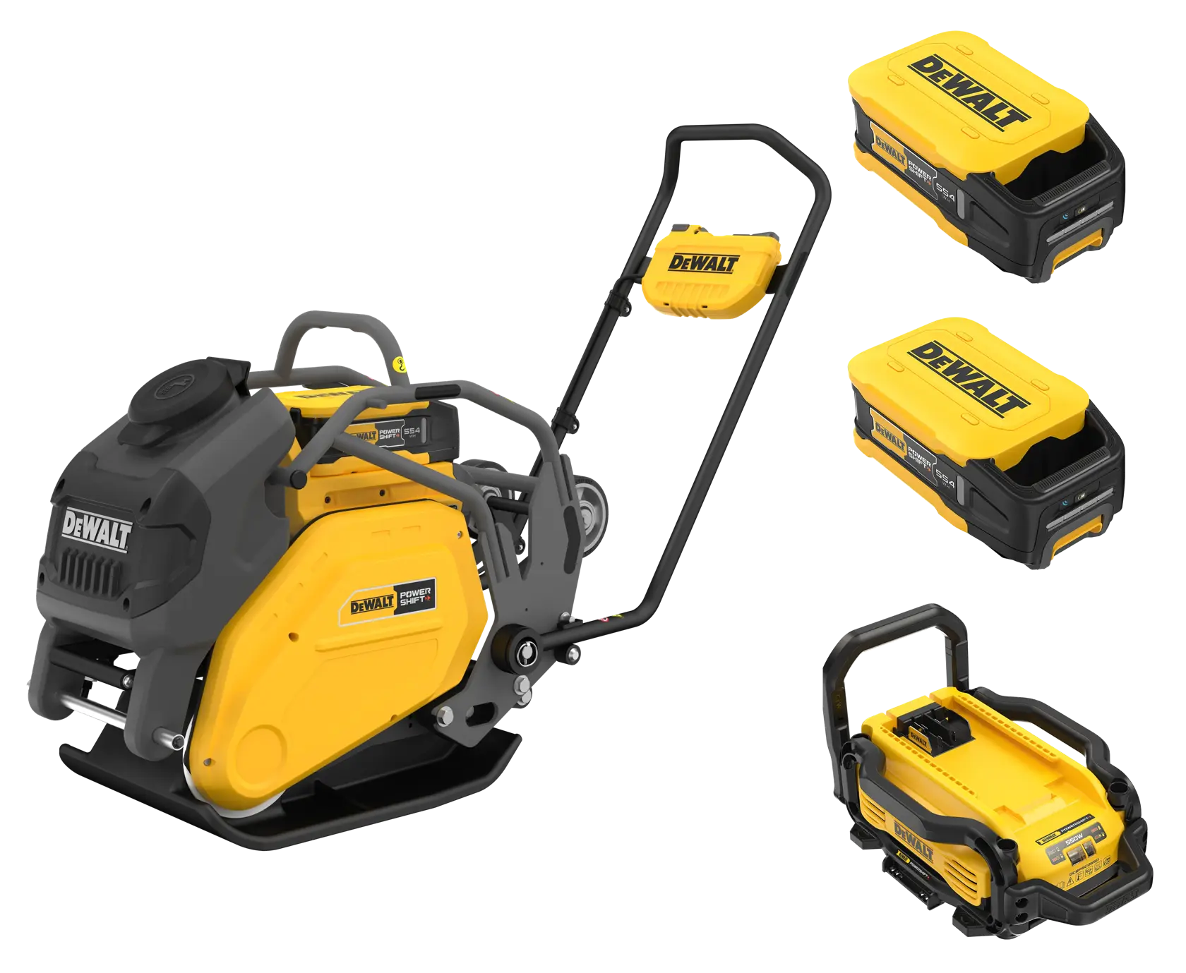 DEWALT® POWERSHIFT™ Forward Plate Compactor Kit