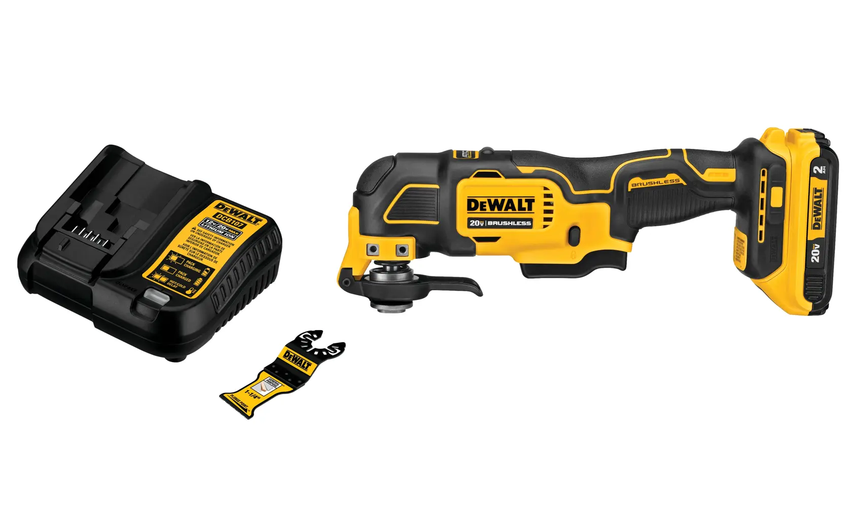 DEWALT® ATOMIC 20V MAX* Brushless Cordless Oscillating Multi-Tool Kit
