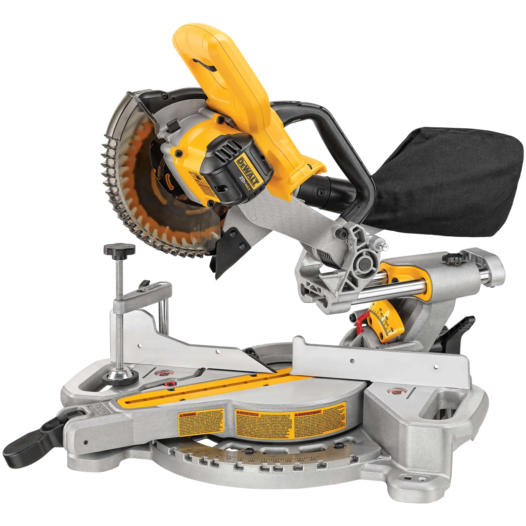 DEWALT® 20V MAX* Cordless 7-1/4-in. (184mm) Miter Saw (Tool Only)