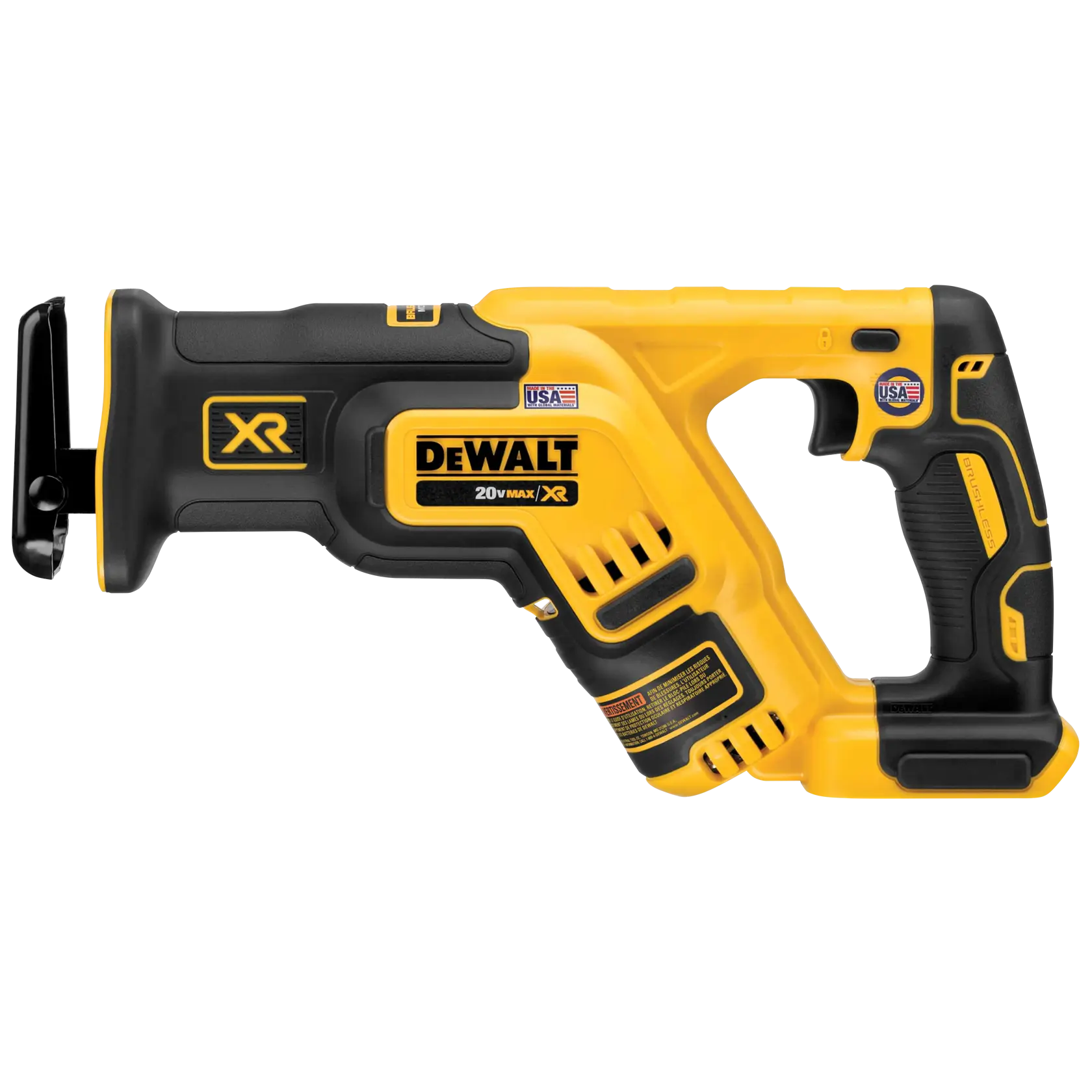 DEWALT® 20V MAX* XR® Brushless Cordless Compact Reciprocating Saw (Tool Only)
