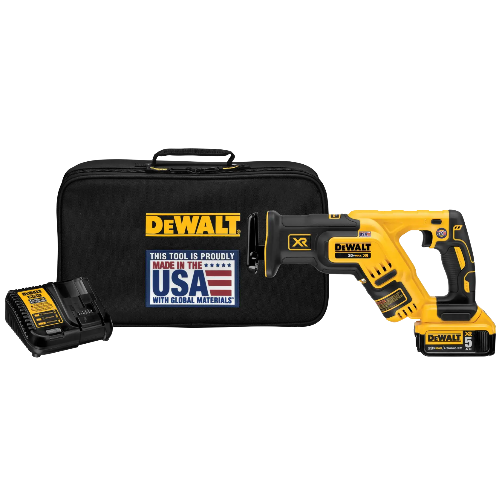 DEWALT® 20V MAX* XR® Brushless Compact Reciprocating Saw Kit