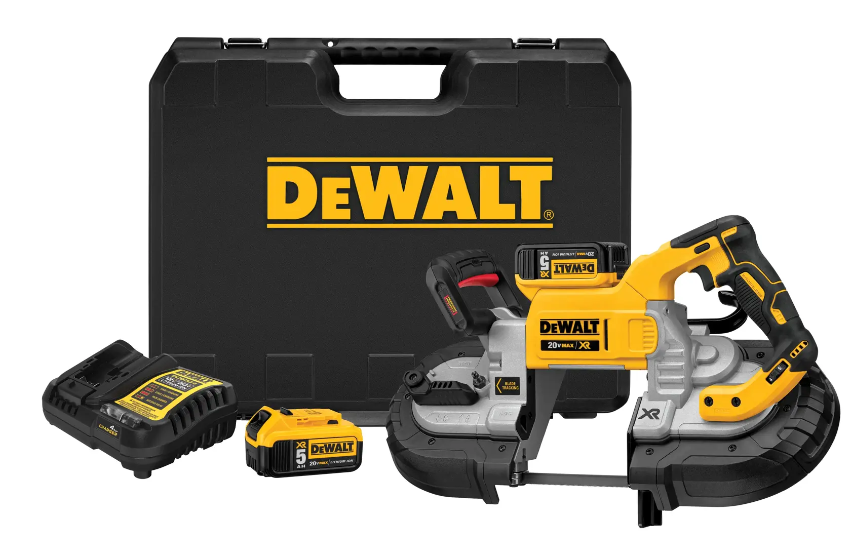 DEWALT® 20V MAX* 5-in. Dual Switch Band Saw Kit
