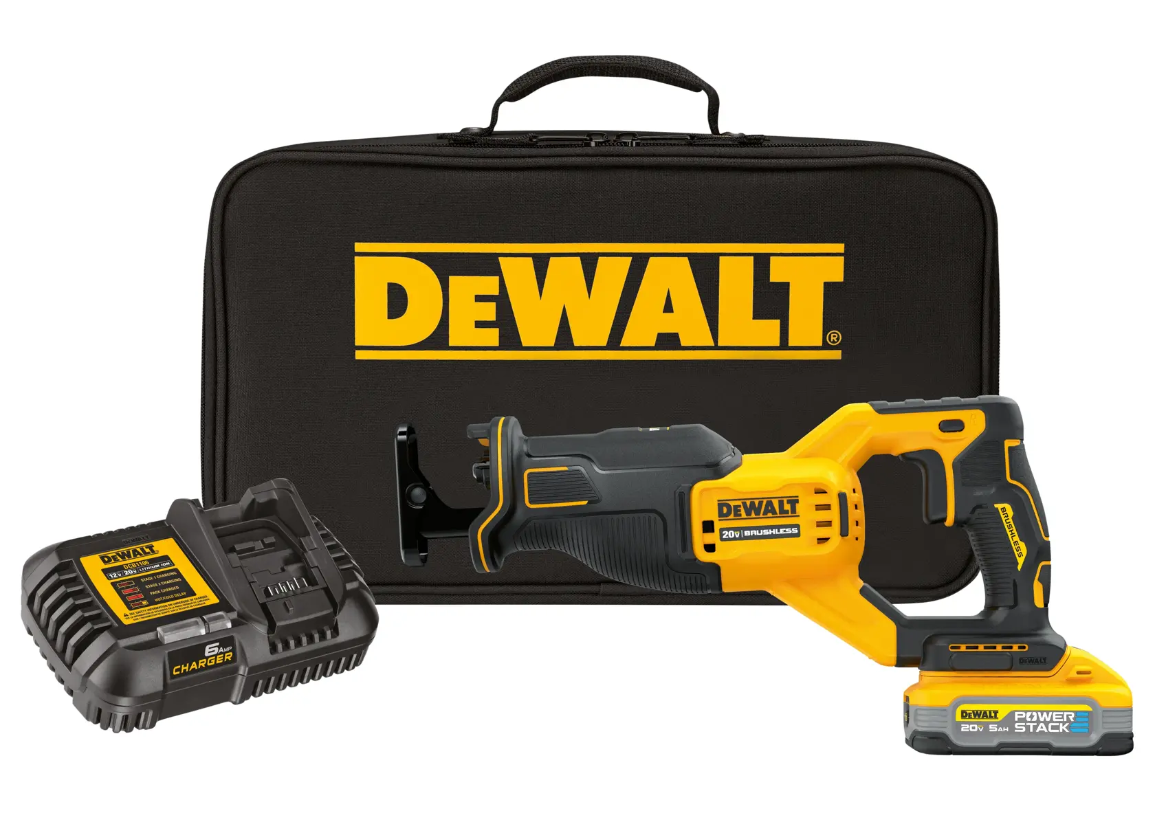 DEWALT® 20V MAX* XR® Brushless Cordless Reciprocating Saw Kit
