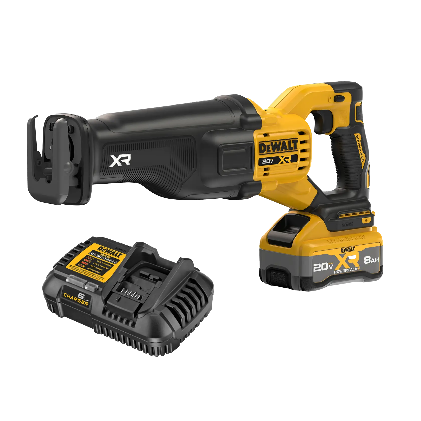 DEWALT® 20V MAX* XR® Brushless Cordless Reciprocating Saw Kit