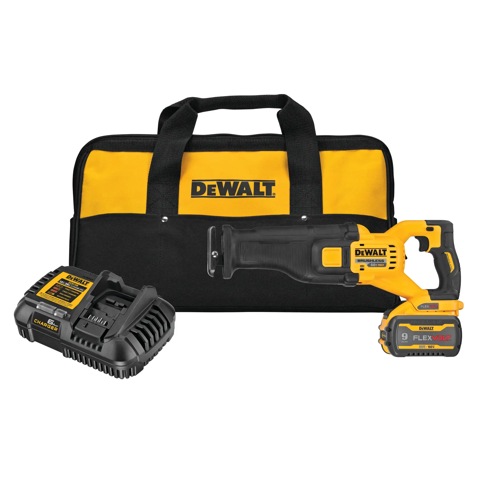 DEWALT® 60V MAX* Brushless Cordless Reciprocating Saw Kit