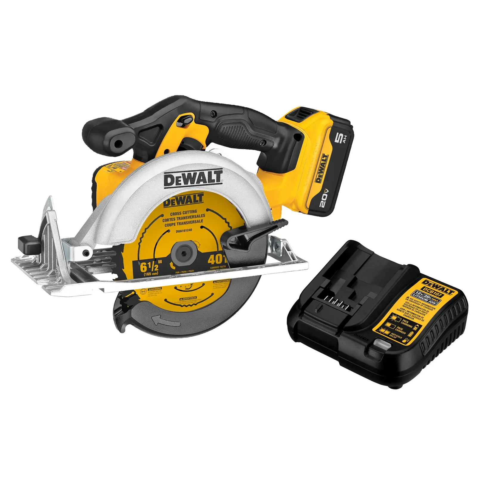 DEWALT® 20V MAX* 6-1/2-in. Circular Saw Kit