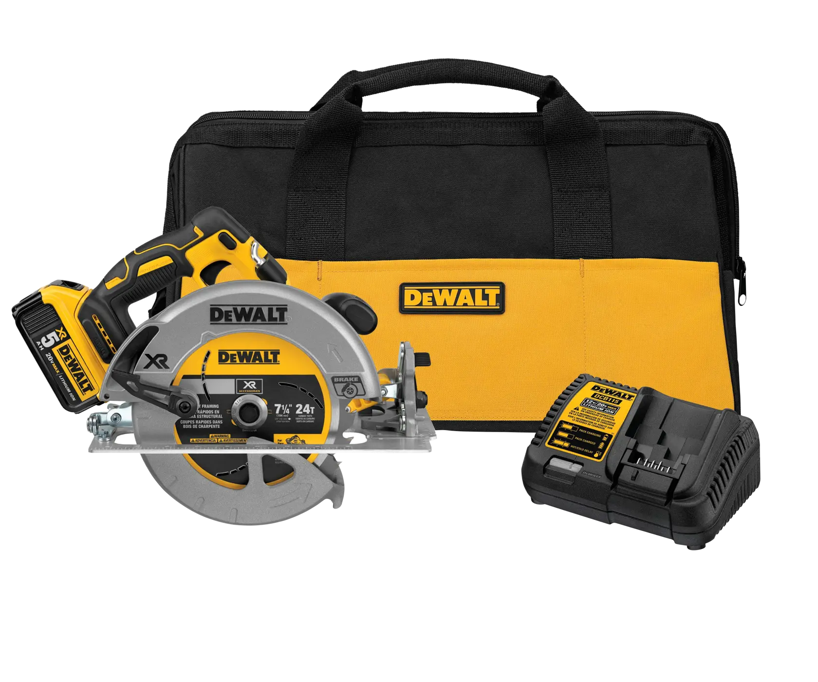 DEWALT® 20V MAX* XR® Brushless Cordless 7-1/4 in. Circular Saw Kit