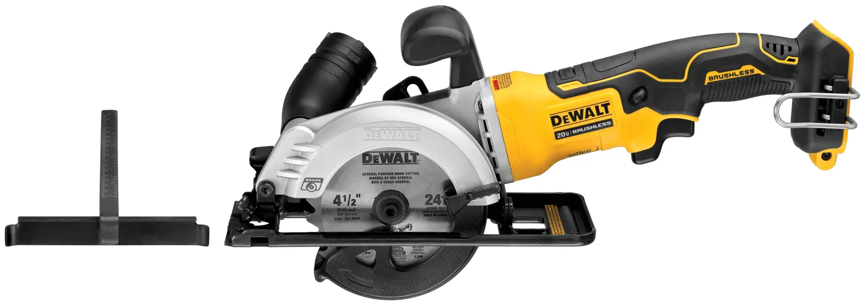 DEWALT® 20V MAX* ATOMIC™ Brushless Cordless 4-1/2-in (114-mm) Circular Saw (Tool Only)