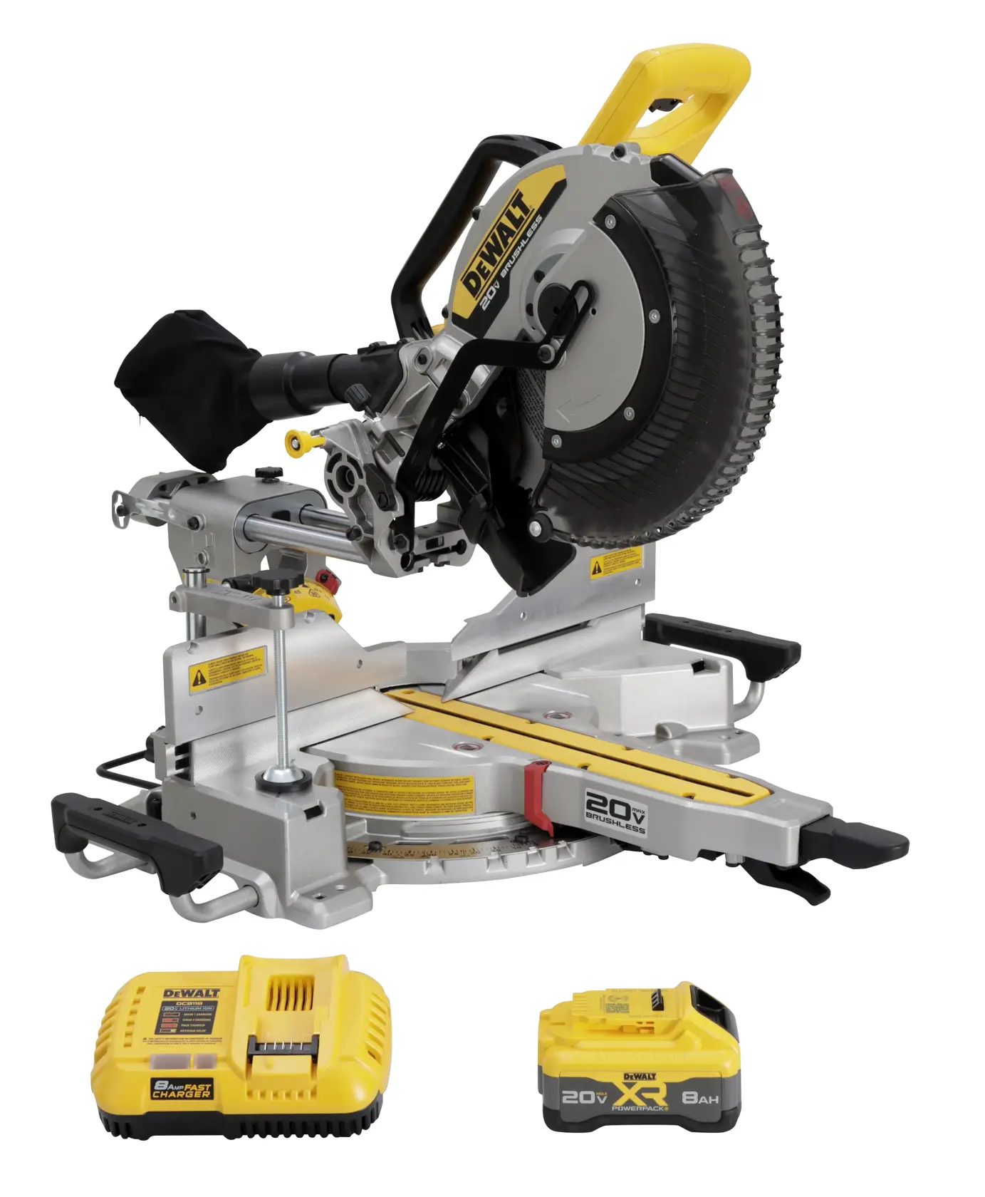 DEWALT® 20V MAX* XR® 12-in. Double Bevel Sliding Miter Saw Kit