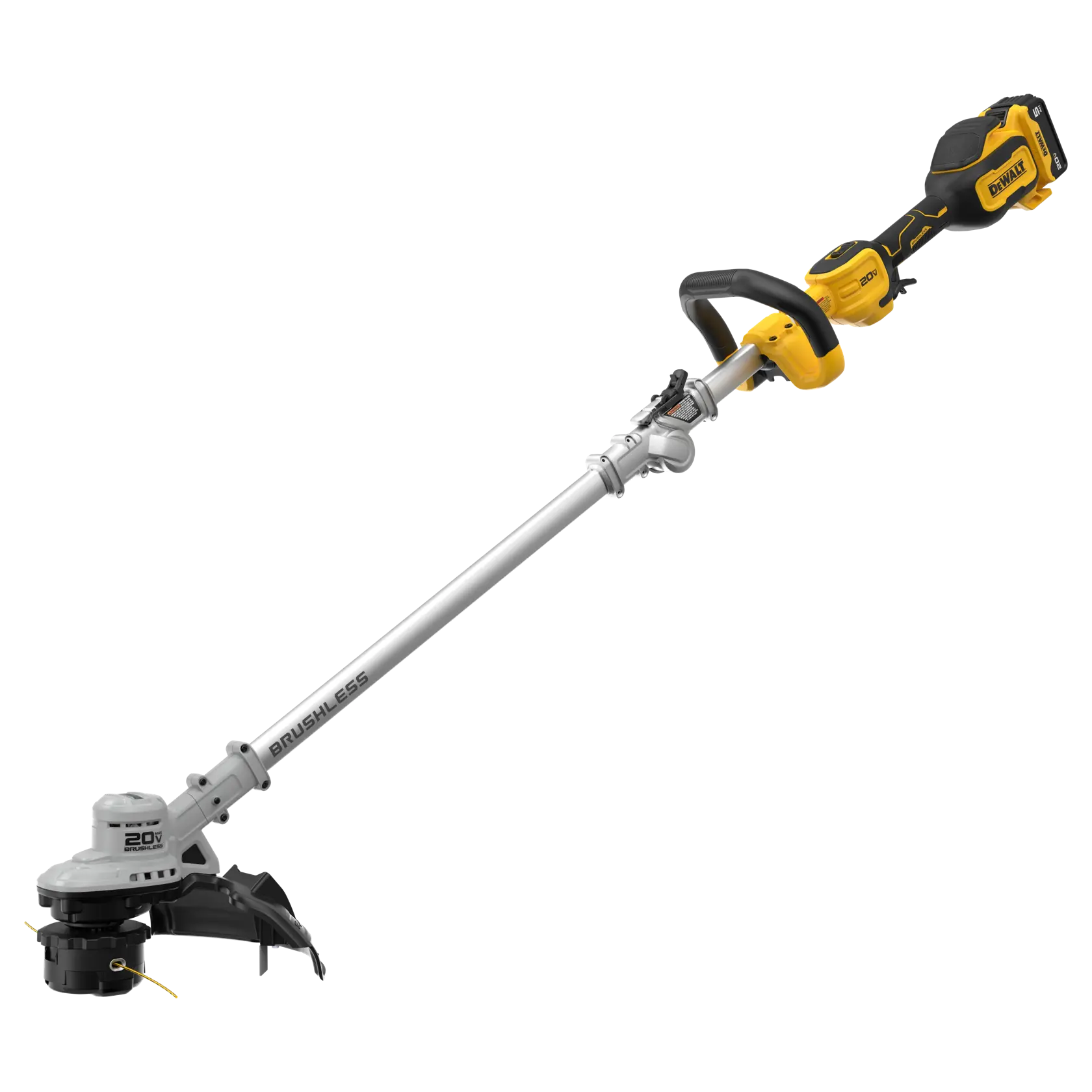 DEWALT® 20V MAX* Brushless Cordless Foldable String Trimmer Kit