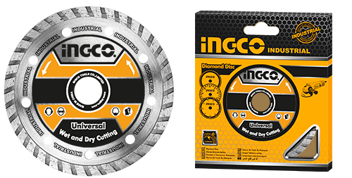 DMD032301Turbo diamond disc230(9")X22.2mmBlade width:12mmPacked by double blister