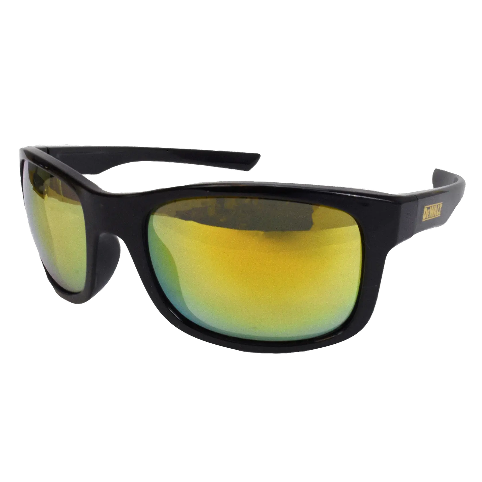 DEWALT® DPG107 Supervisor® Protective Eyewear - Black Frame - Yellow Mirror Lens