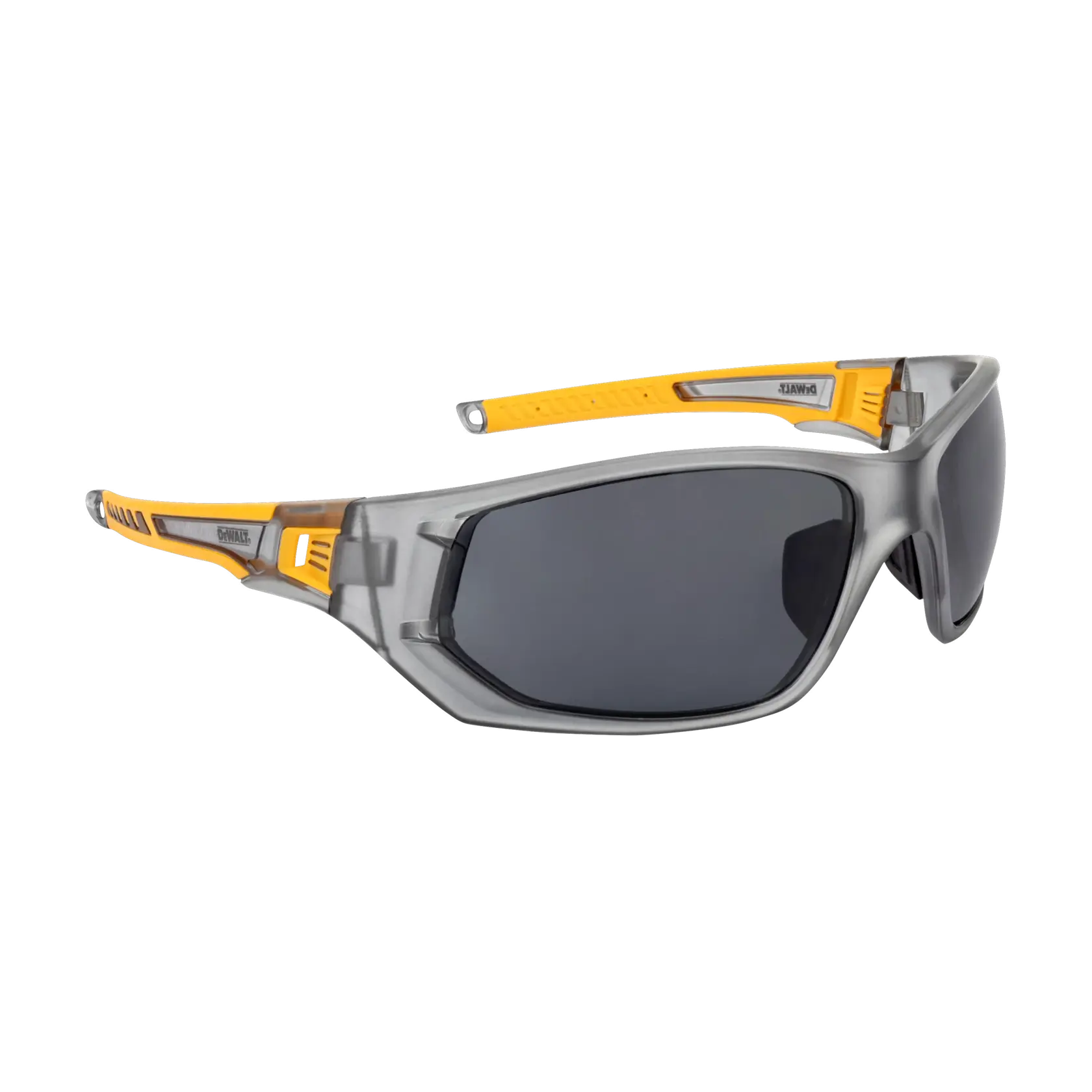 DEWALT® DPG112 Miter™ Protective Eyewear - Gray/Yellow Frame, Smoke Lens