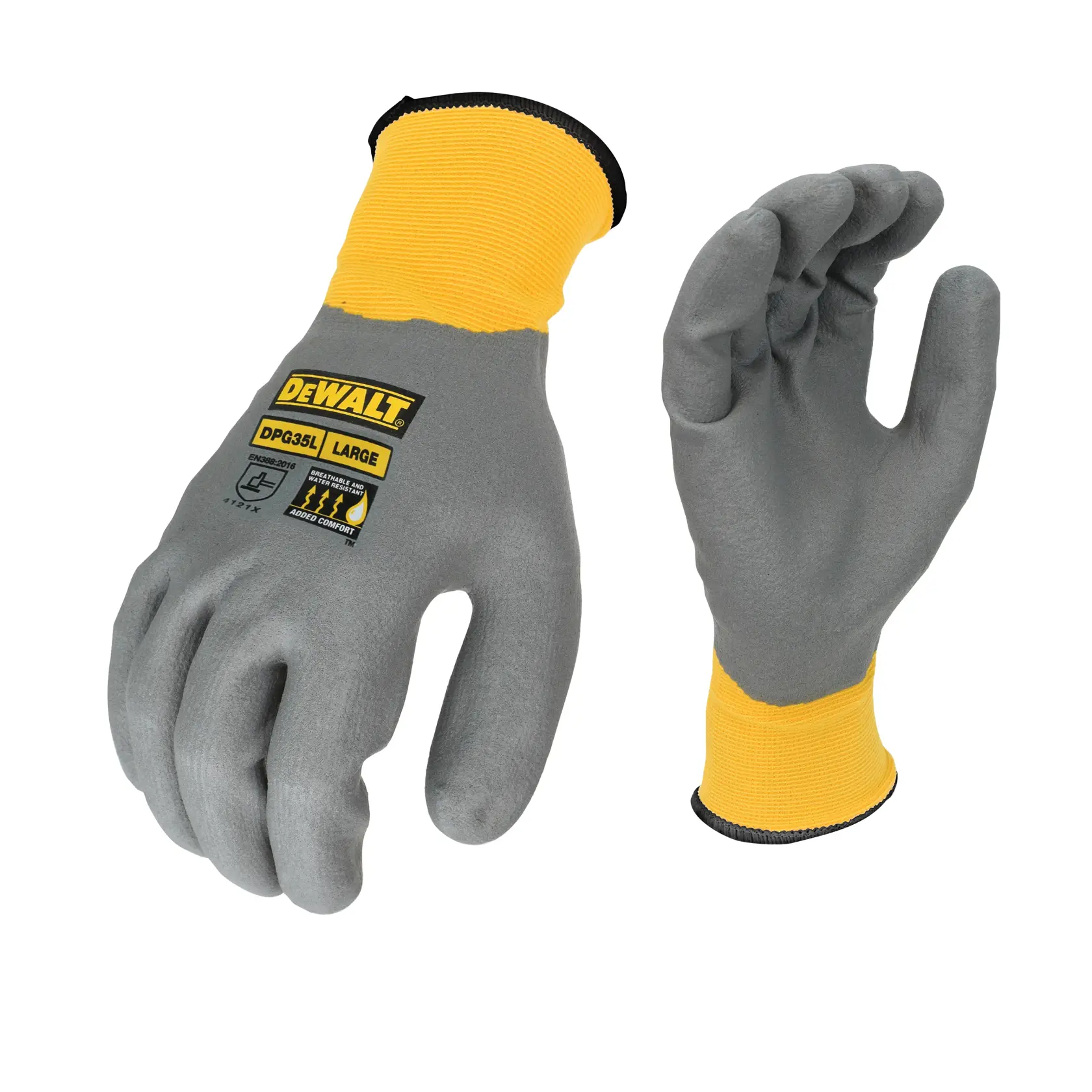 DEWALT® Full Dip Water-Resistant Breathable Work Gloves