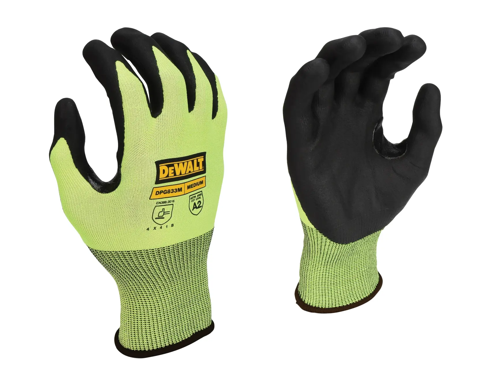 DEWALT® Hi-Vis HPPE Cut Touchscreen Gloves