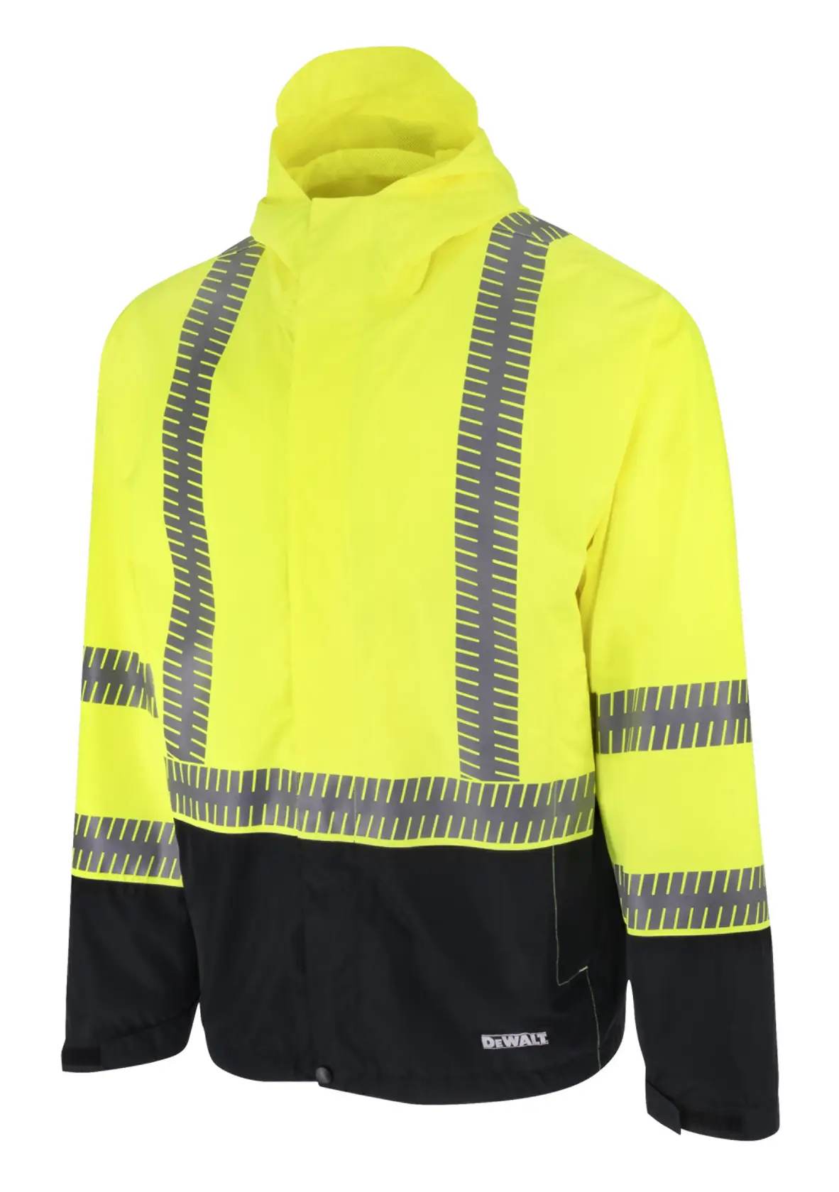 DEWALT® Class 3 Ripstop Wind and Rain Jacket - Hi-Vis Green - Size XL