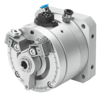Semi-rotary drive with angular displacement encoder DSMI