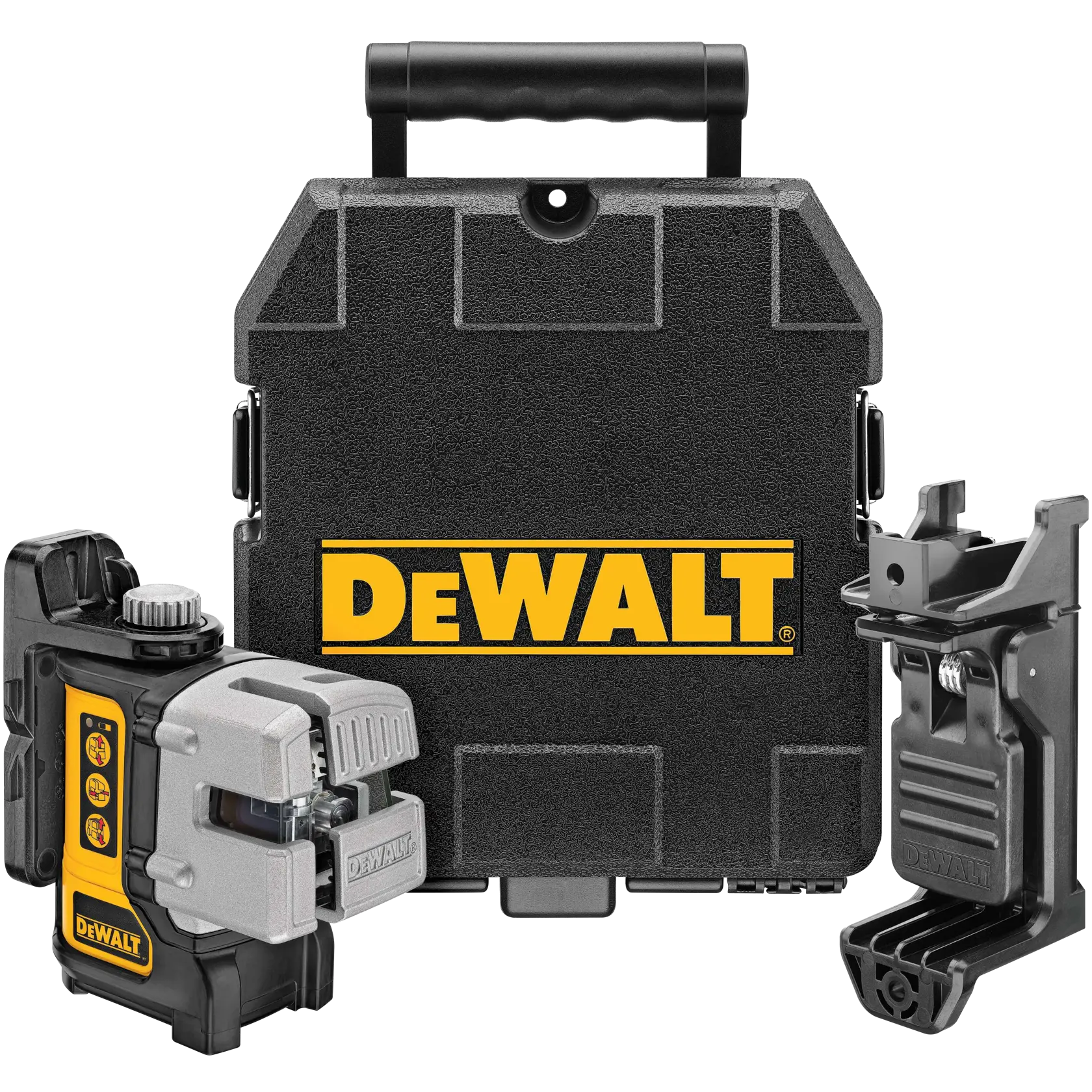 DEWALT® Red Self-Leveling 3-Beam Cross Line Laser Level