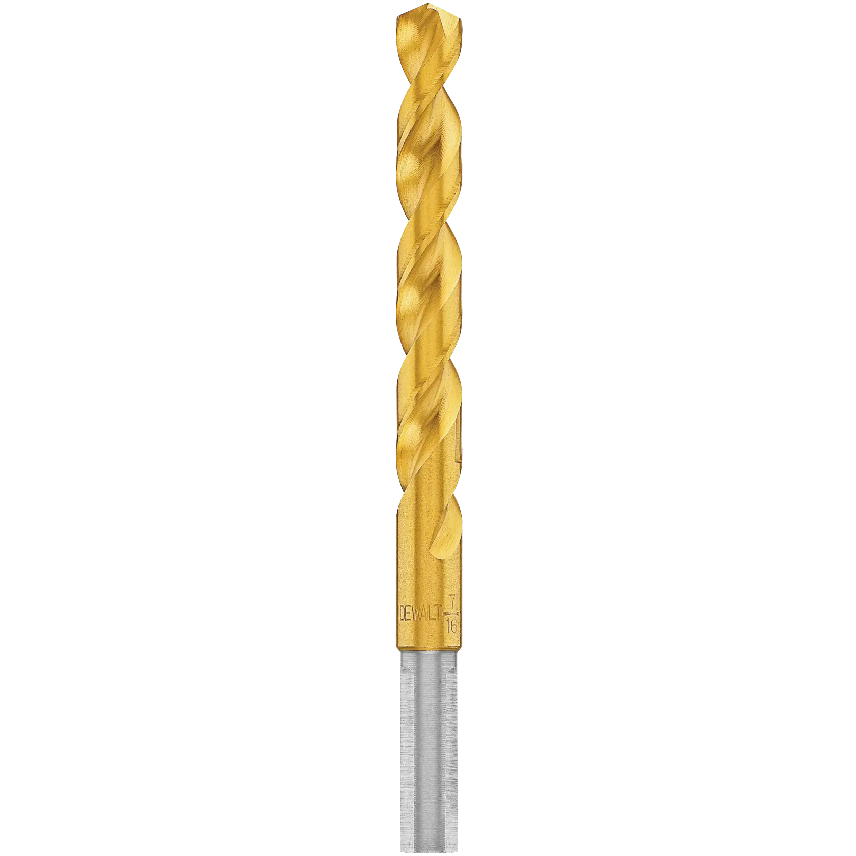 DEWALT® 7/16-in. Titanium Nitride Coated Split Point Drill Bit