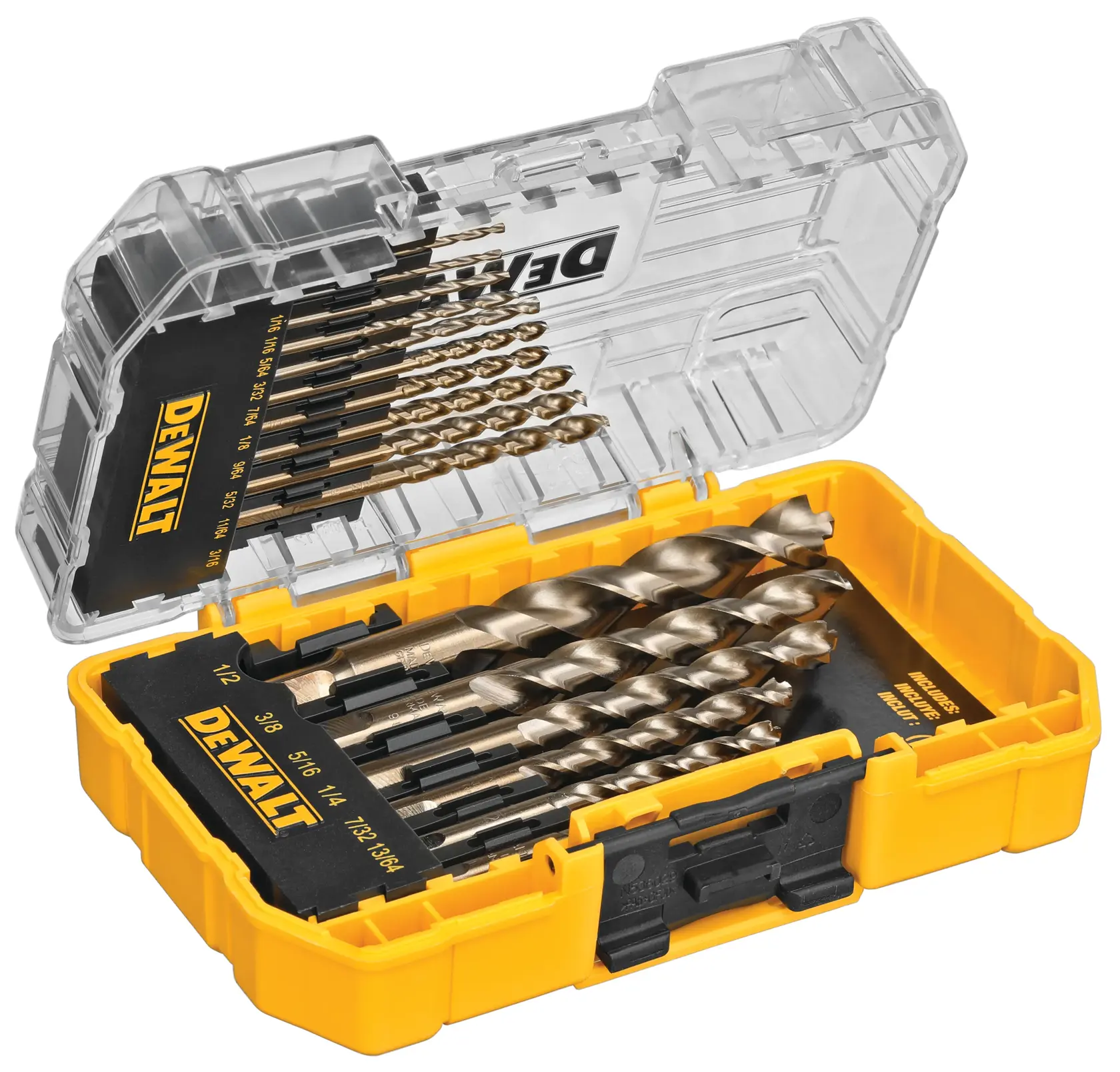 DEWALT® Pilot Point Drill Bt Set (16-Piece)