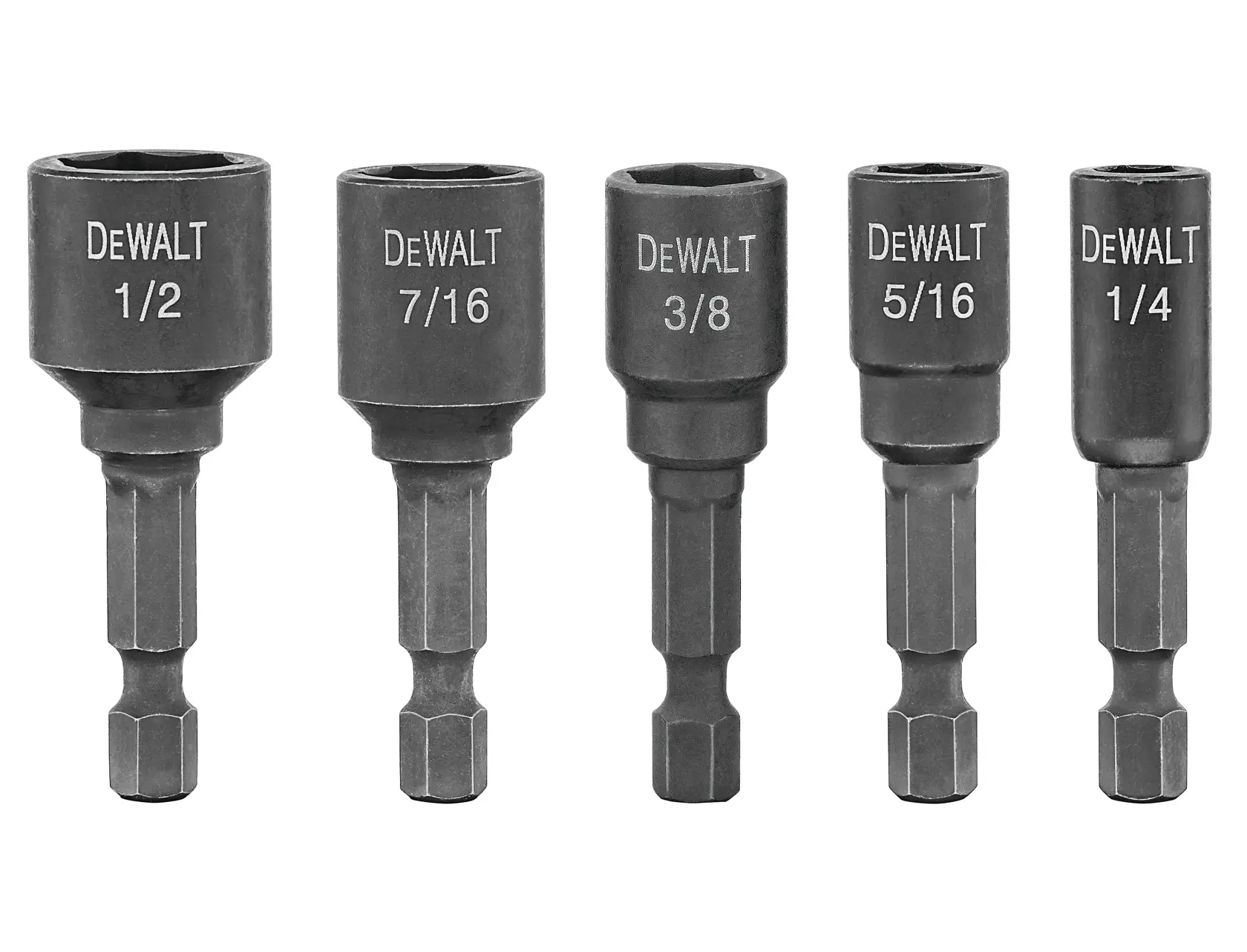 DEWALT® IMPACT READY® 5-Piece Magnetic Nut Driver Set