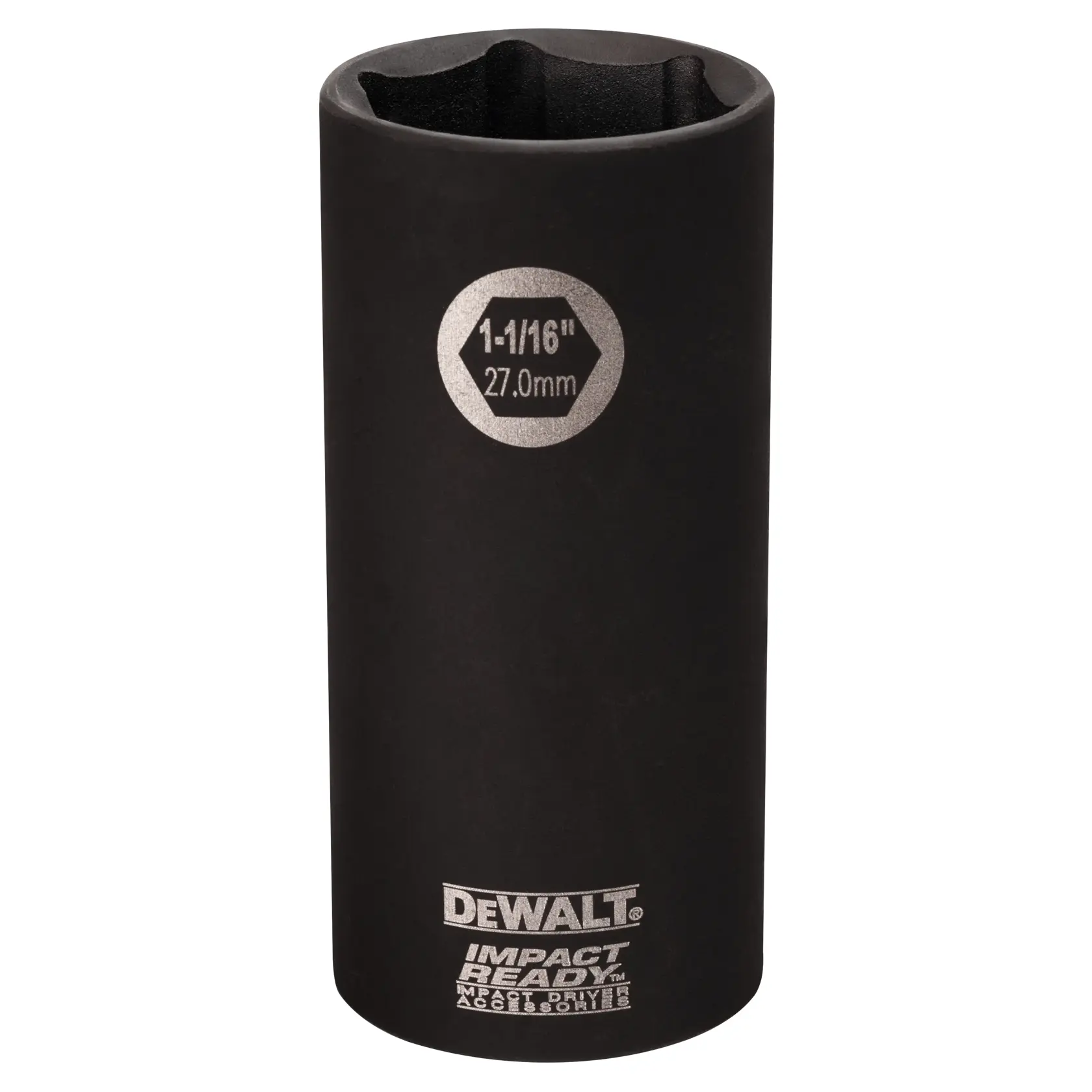 DEWALT® IMPACT READY® 1/2-in. Drive 1-1/16-in. 6-Point Deep Socket