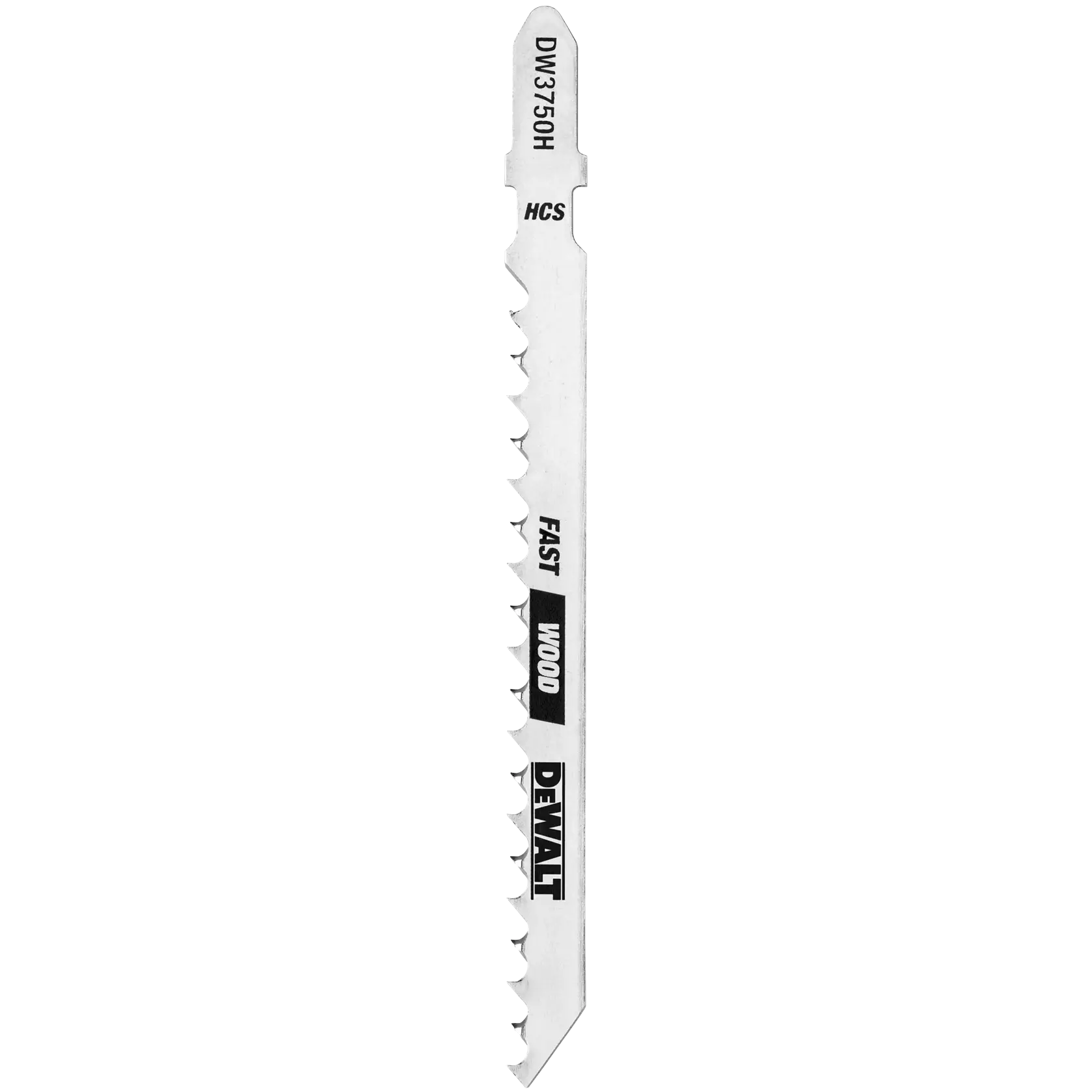DEWALT® 4-in. 6 TPI T-Shank HCS Jig Saw Blade for Fast Wood Cutting (5-Pack)