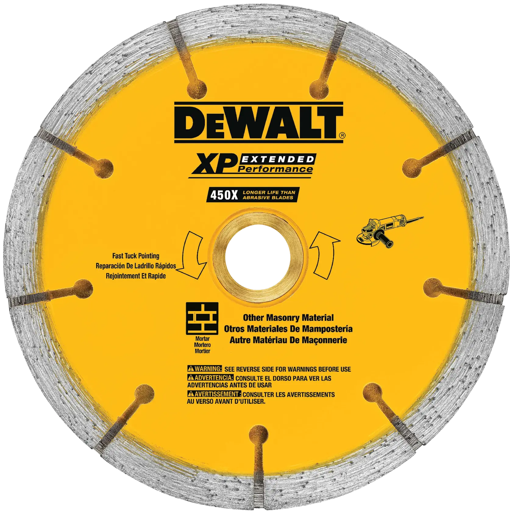 DEWALT® XP™ 6-in. x 0.250-in. Sandwich Tuck Point Diamond Blade