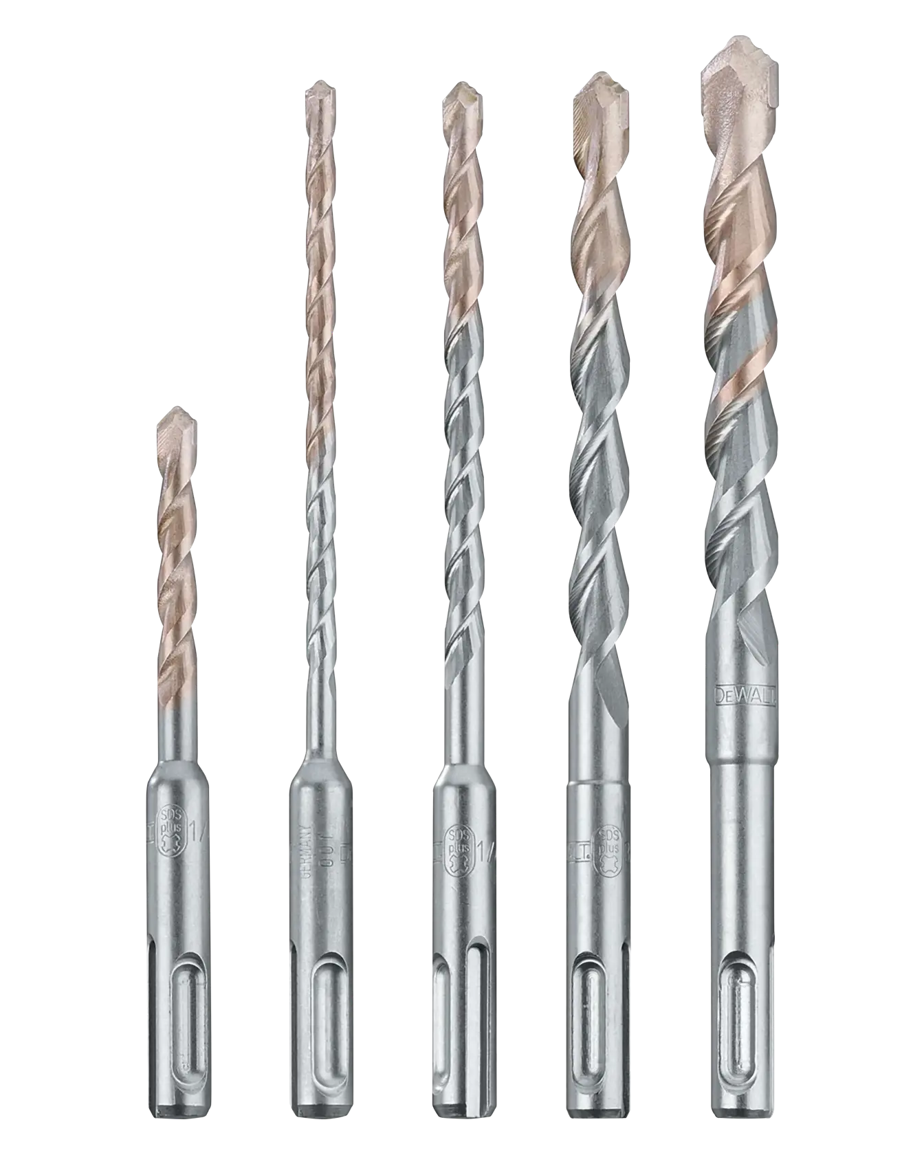 DEWALT® 5-Piece SDS Plus Hammer Bit Set