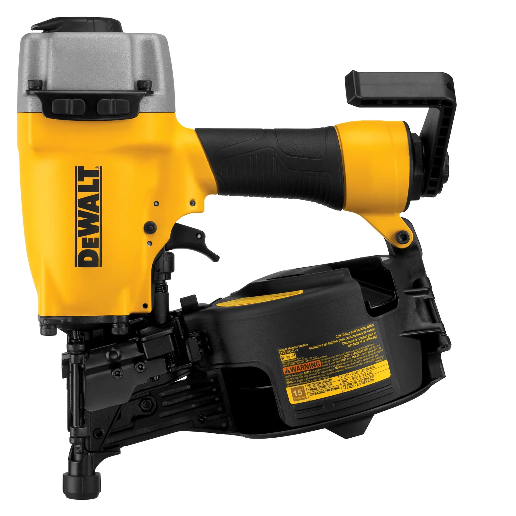 DEWALT® 15 ° Coil Siding and Fencing Nailer