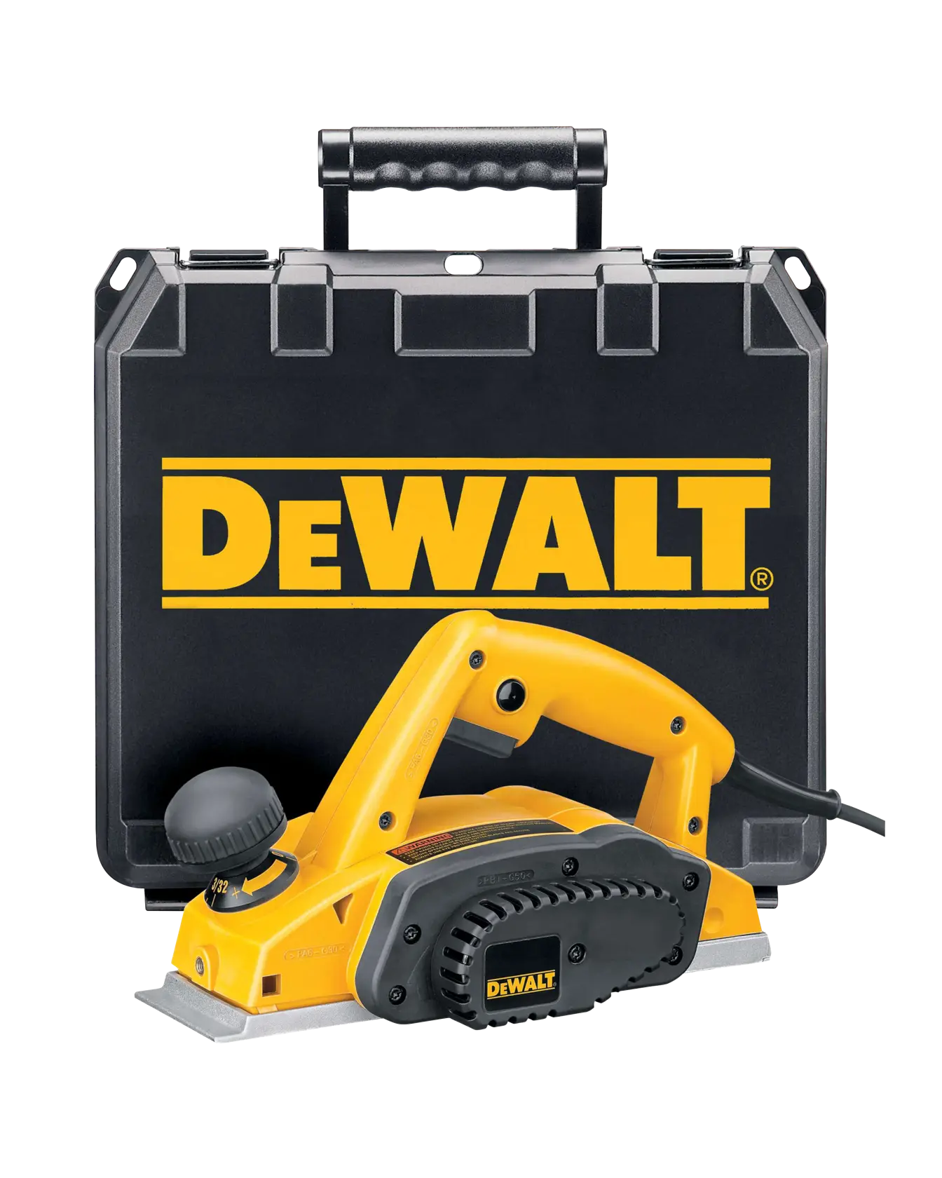 DEWALT® 3-1/4-in. (83mm) Corded Electric Planer Kit with 3/32-in. (2.5mm) Depth of Cut