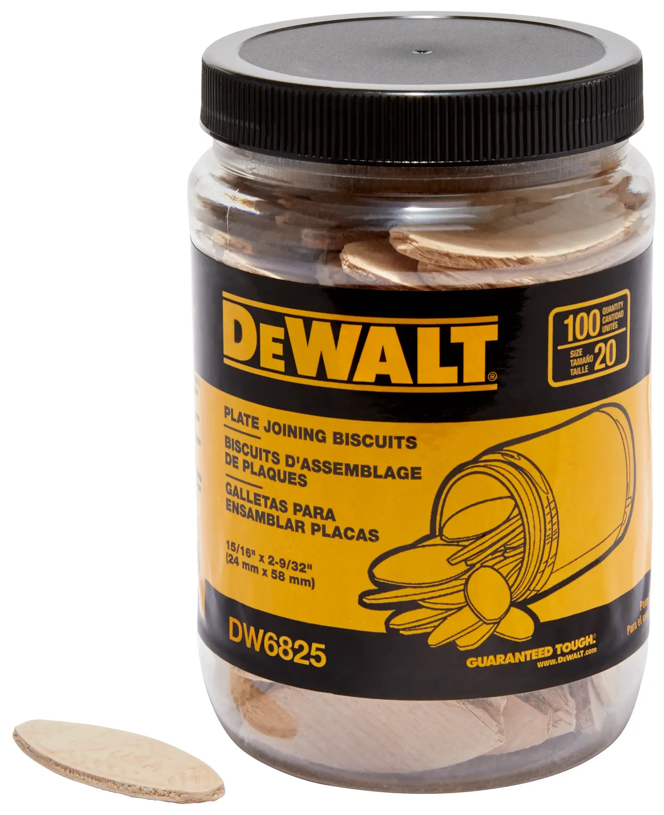 DEWALT® Tube of 100 No. 20 size Biscuits