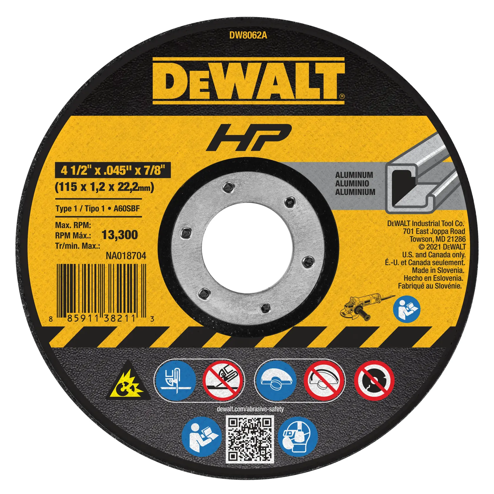 DEWALT® High Performance™ Aluminum Cutting Wheels