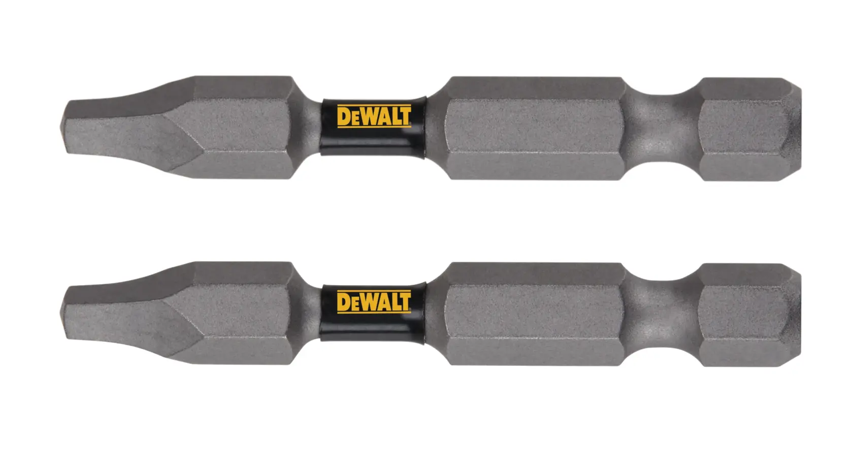 DEWALT® TOUGH GRIP™ 2-in. #2 Square Recess Power Screwdriving Bit (2-Pack)