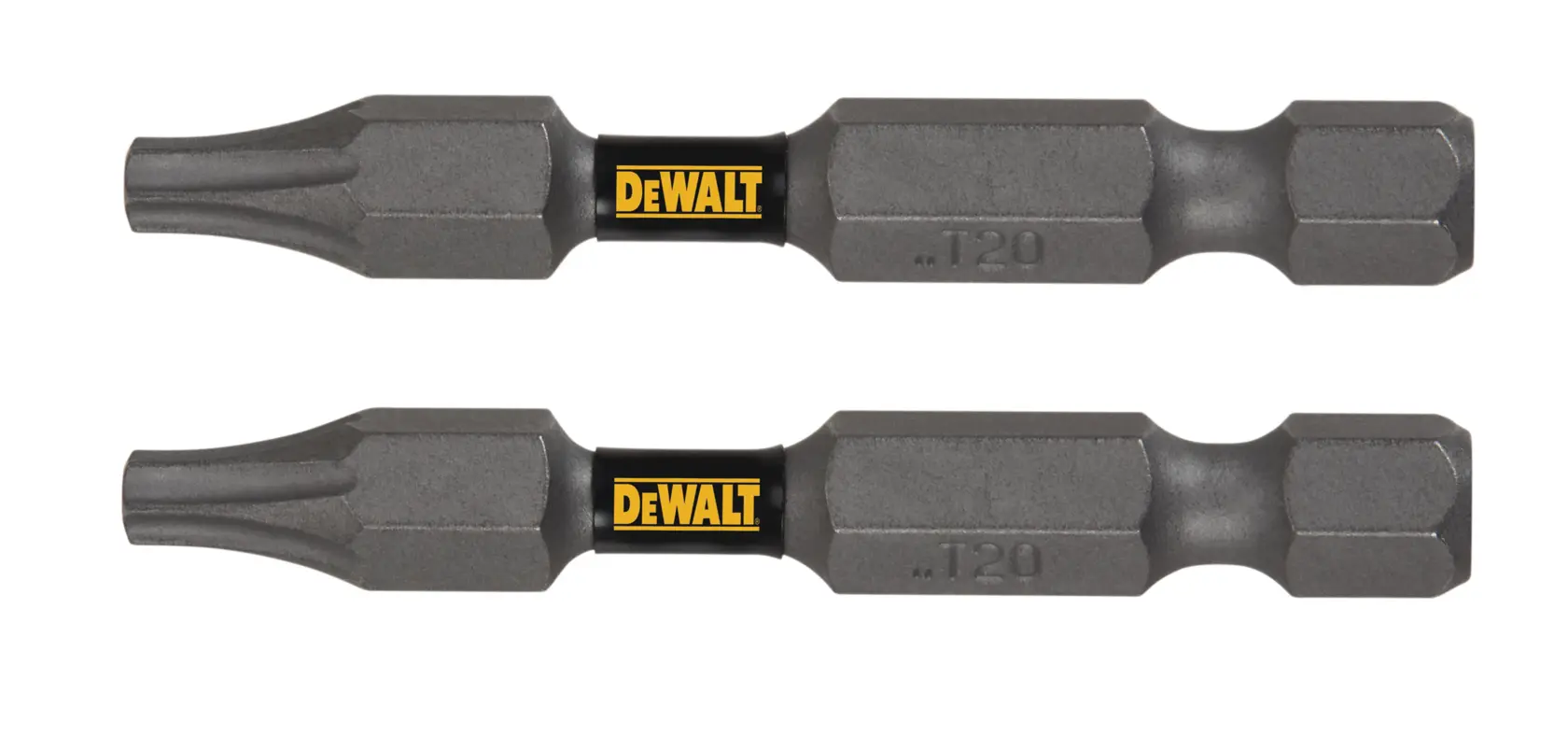 DEWALT® TOUGH GRIP™ 2-in. T20 Torx Power Screwdriving Bit (2-Pack)