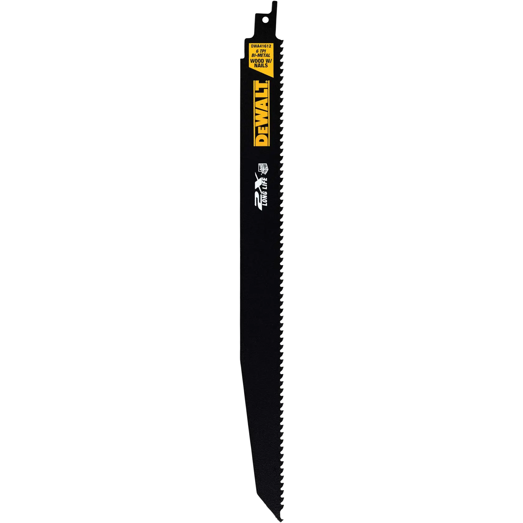 DEWALT® 12-in. 6TPI 2X Reciprocating Saw Blade (5-Pack)