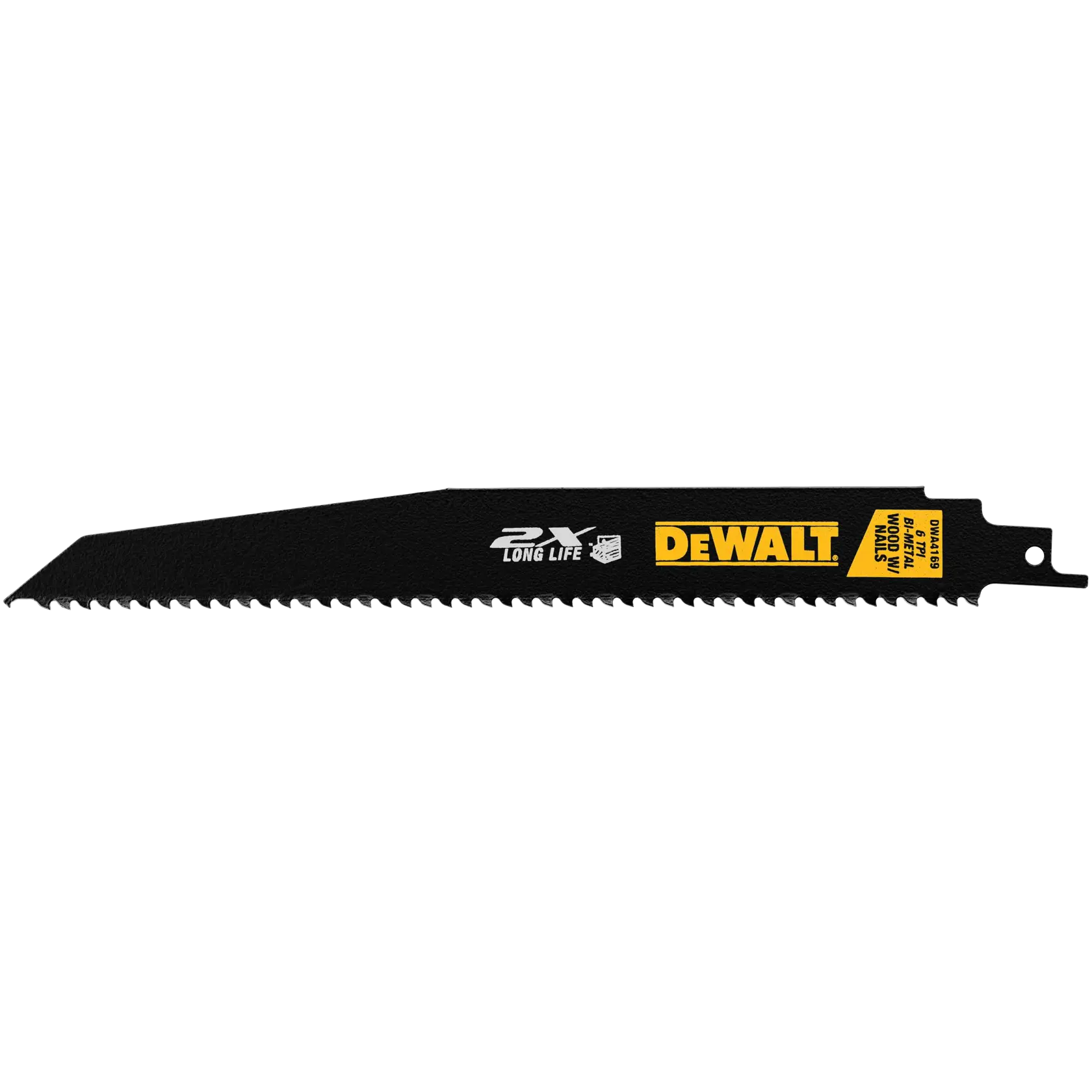 DEWALT® 9-Inch 6TPI 2X Reciprocating Saw Blade (5-Pack)